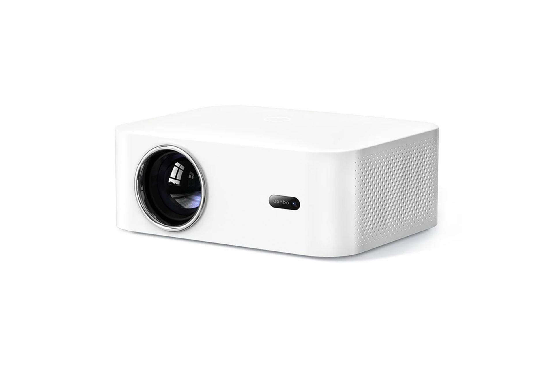 ویدیو پروژکتور شیائومی ونبو Xiaomi WANBO X2 Pro نمای جلو و راست