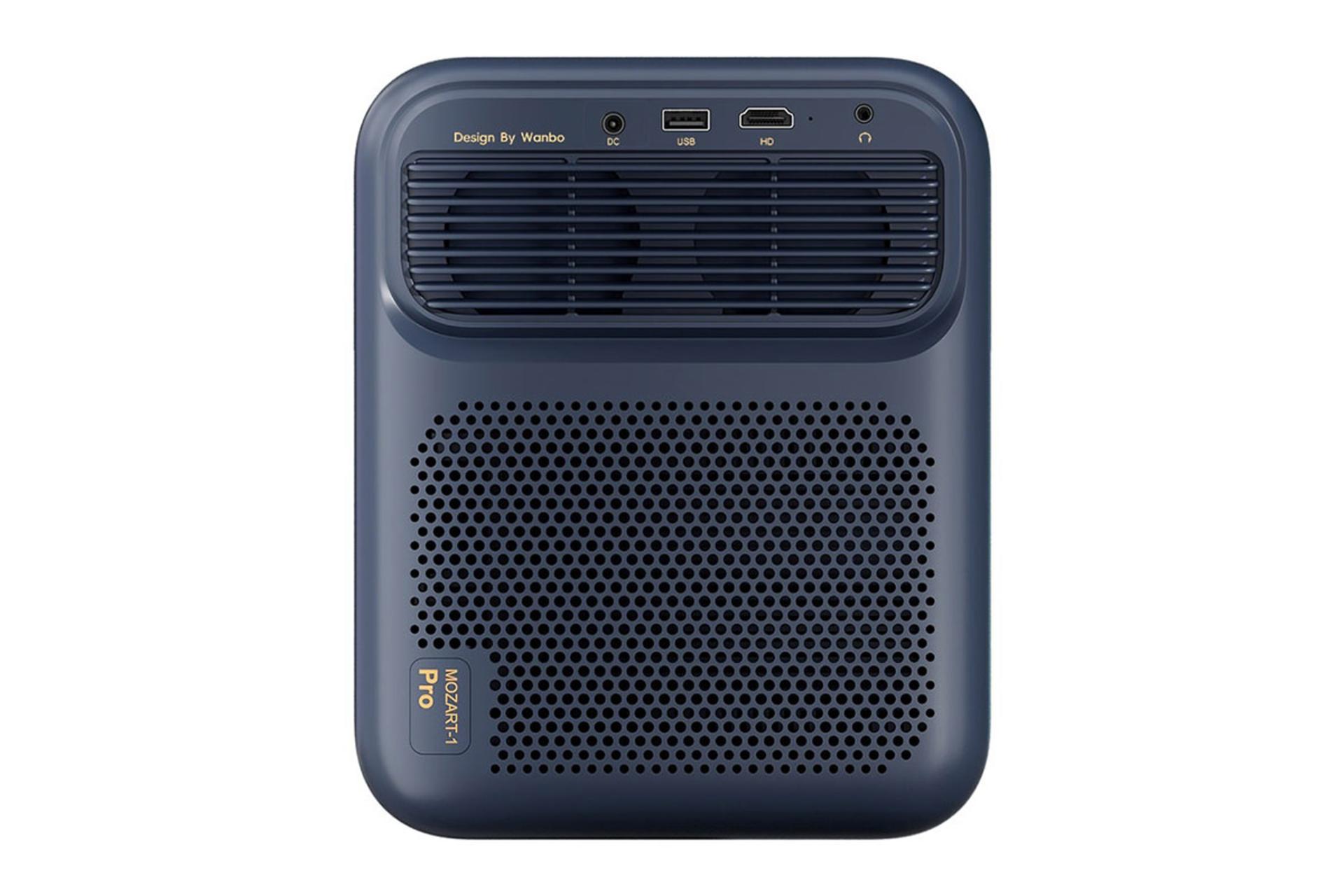 ویدیو پروژکتور شیائومی ونبو Xiaomi WANBO Mozart 1 Pro نمای پشت و درگاه ها