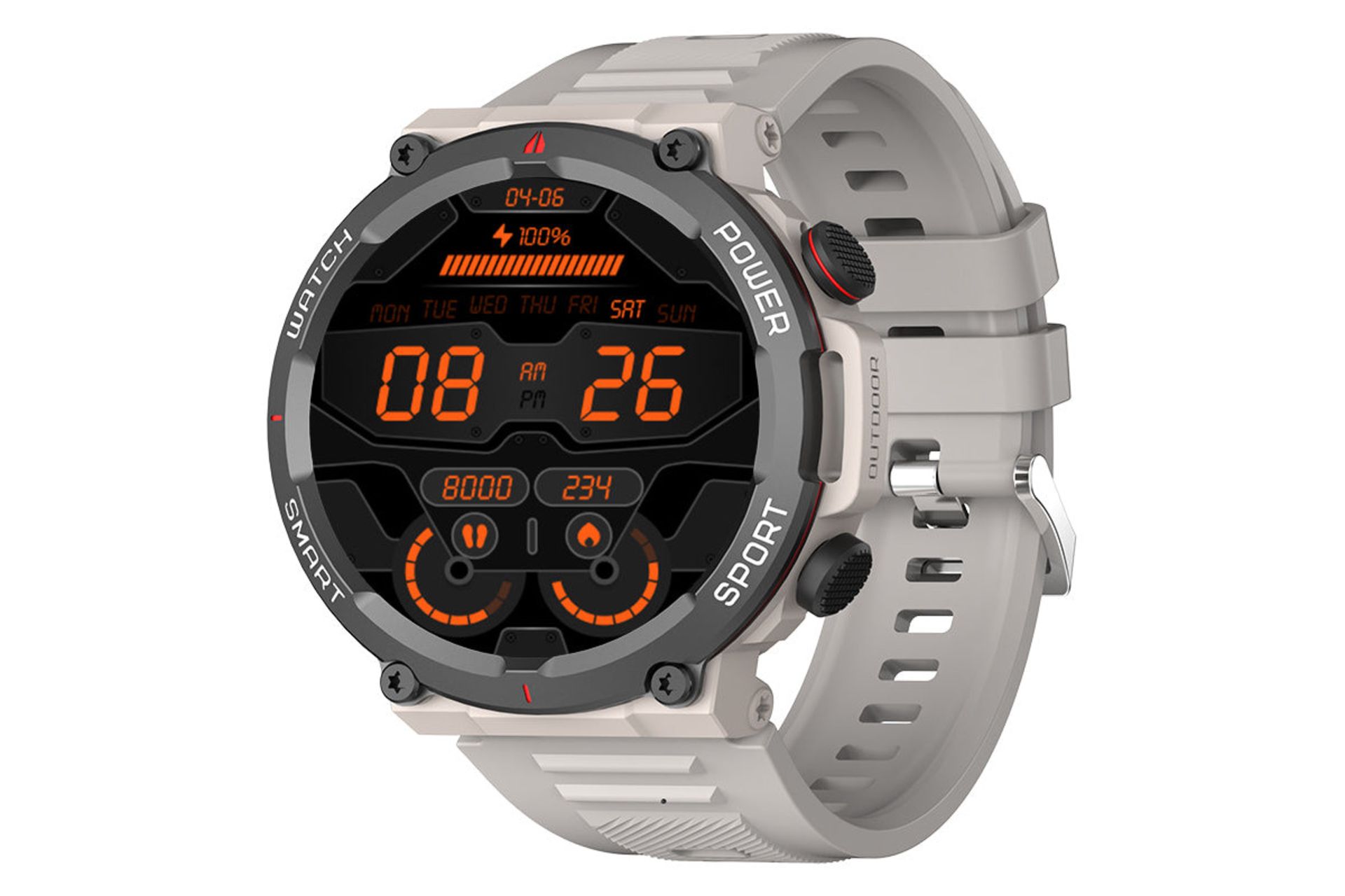 ساعت هوشمند بلک ویو Blackview W50 خاکستری