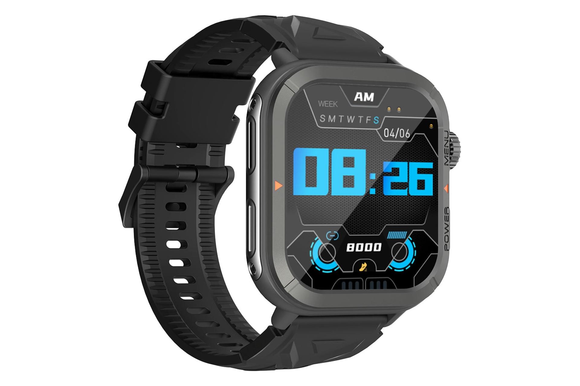 سمت چپ ساعت هوشمند بلک ویو Blackview W30