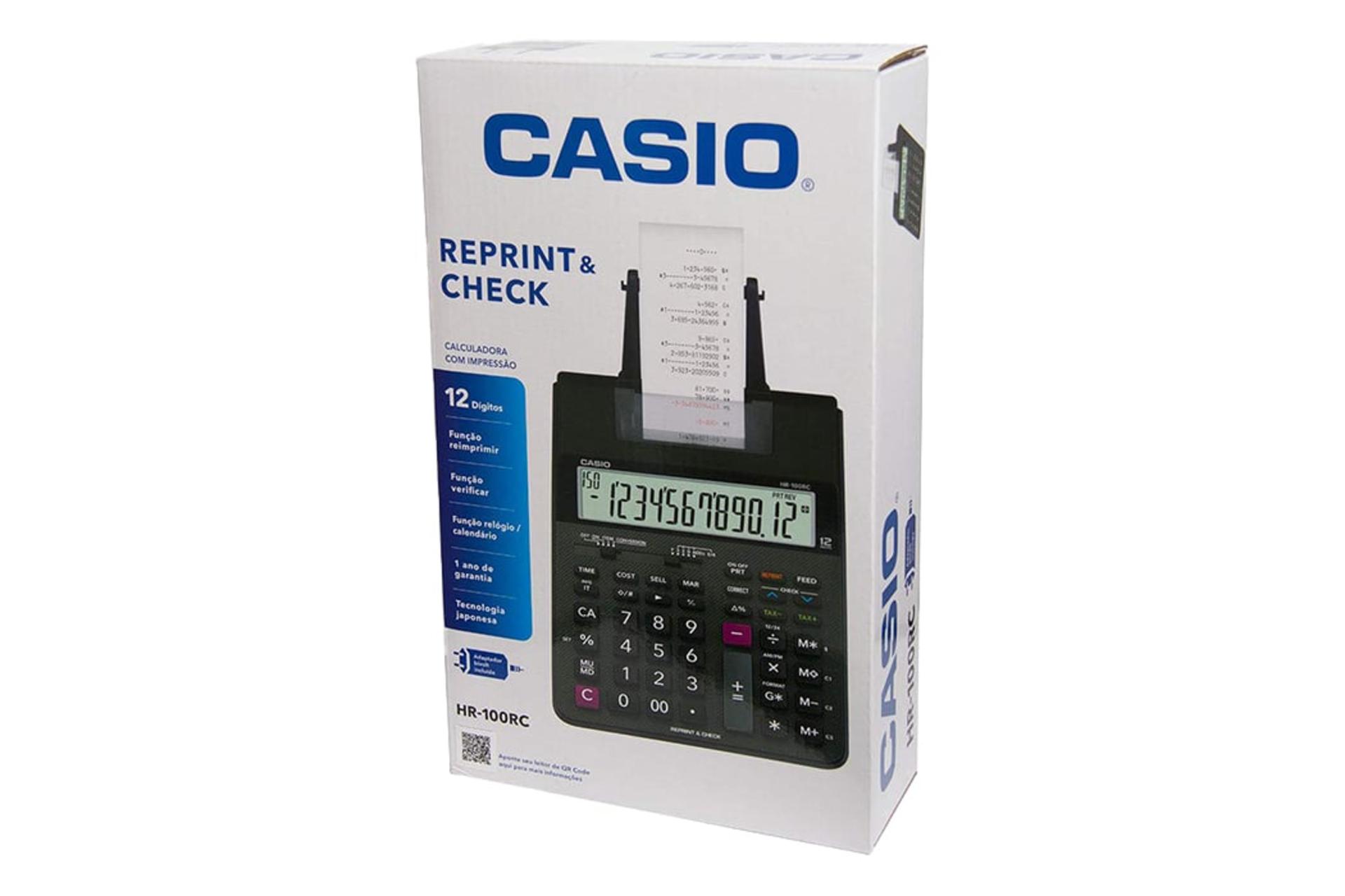 جعبه ماشین حساب کاسیو HR-100RC