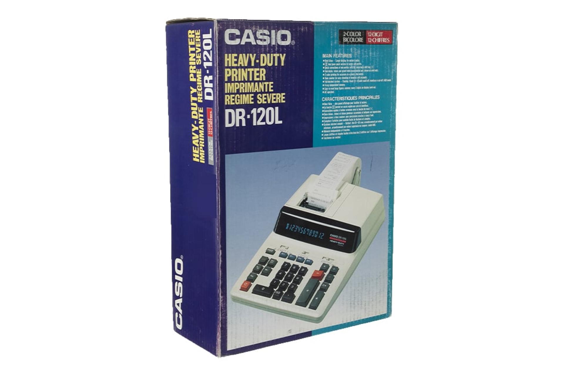 جعبه ماشین حساب کاسیو DR-120L