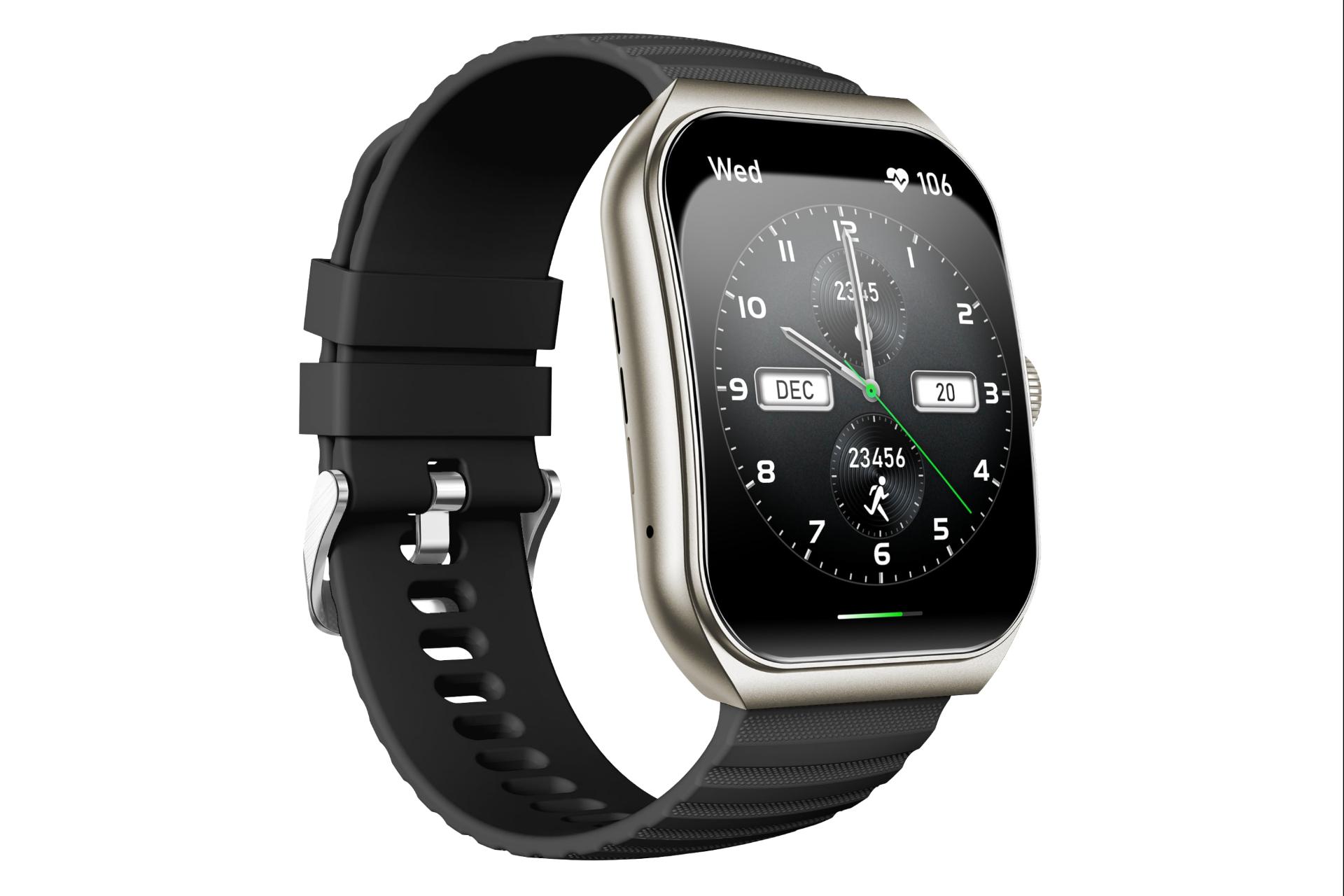 سمت چپ ساعت هوشمند شیائومی بلک شارک Xiaomi Black Shark GT3 نقره ای