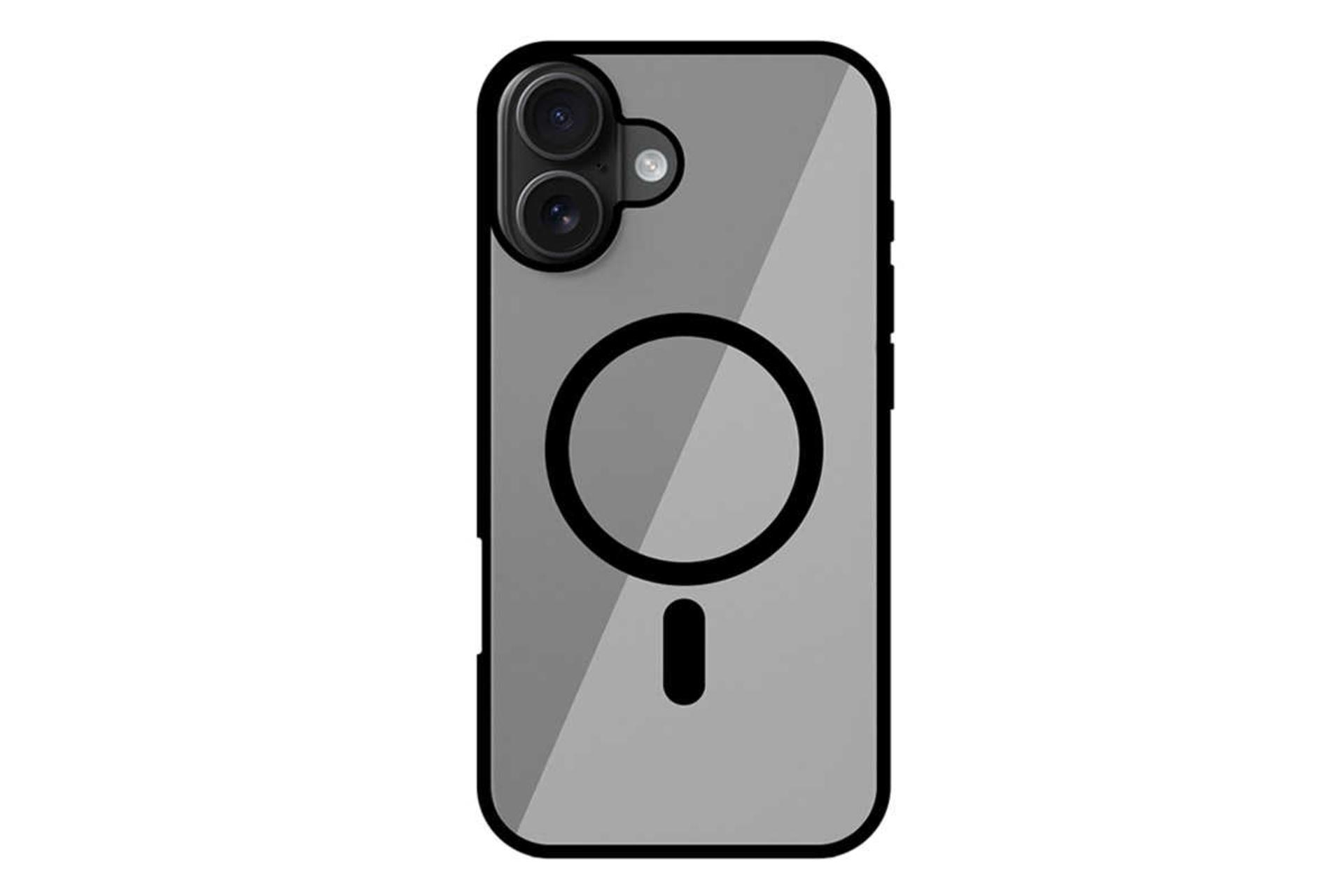 نمای پشت قاب گوشی آلتیمیت شیلد مدل Magsafe Border UL مناسب اپل iPhone 16