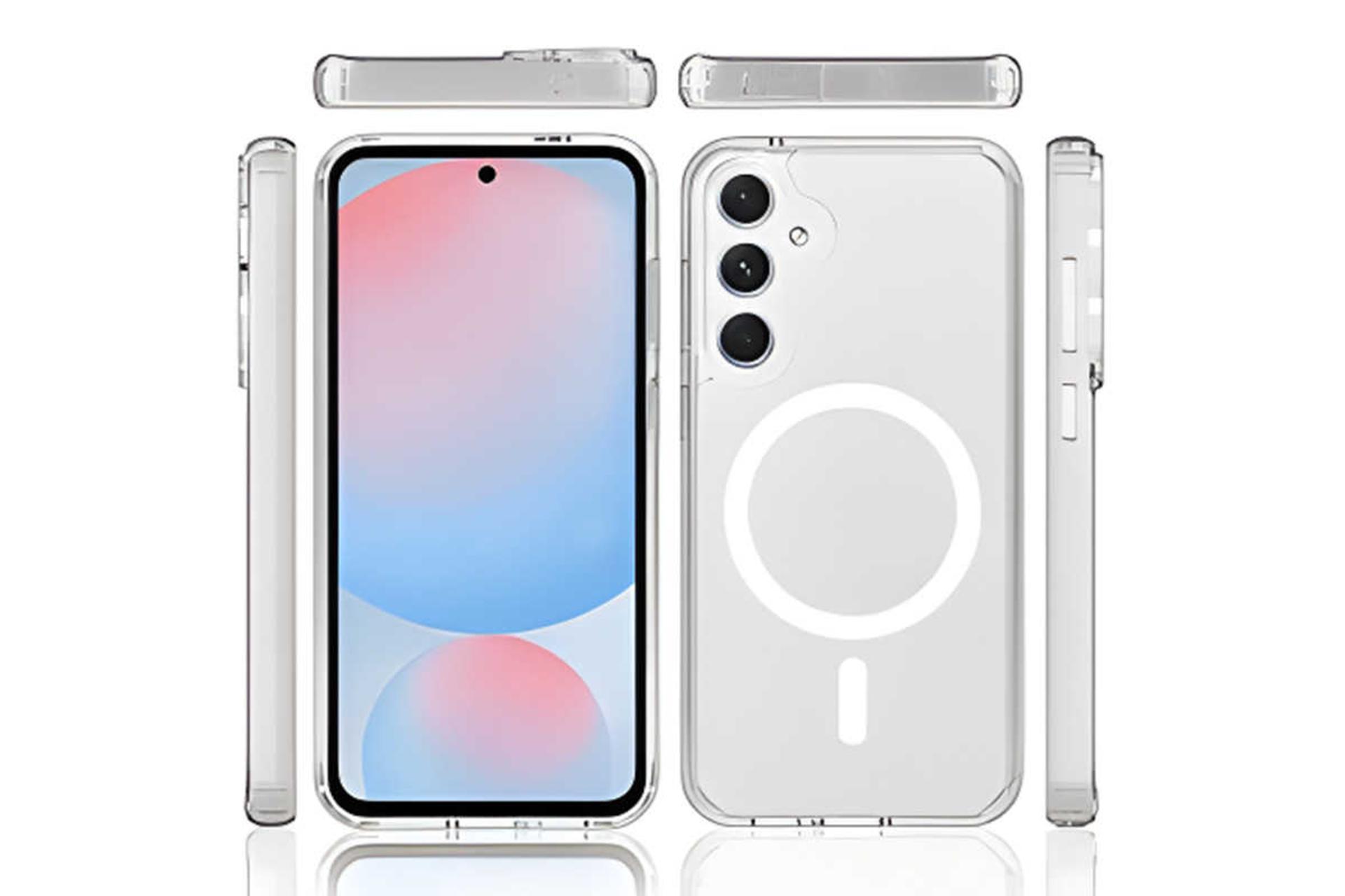 قاب گوشی شفاف آلتیمیت شیلد مدل Transparent Magsafe مناسب سامسونگ Galaxy S24 FE