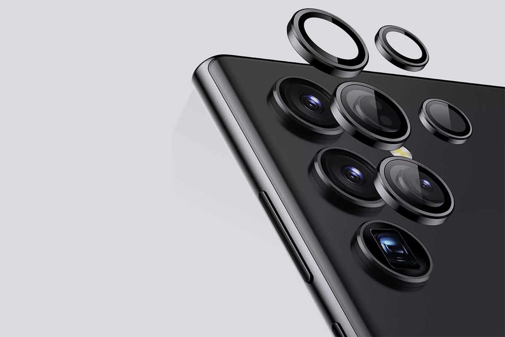 قاب گوشی آلتیمیت شیلد مدل Magsafe Ring مناسب سامسونگ Galaxy S24 Ultra همراه با محافظ لنز