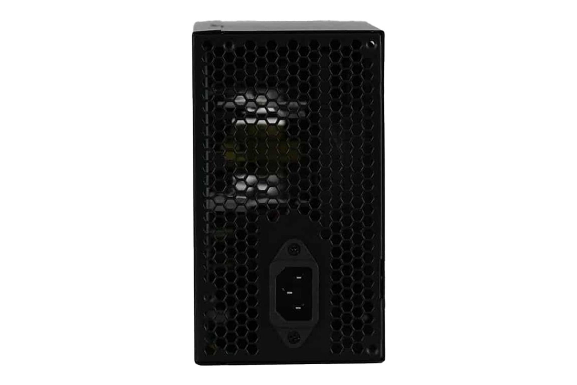 نمای پنل پشت پاور کامپیوتر تسکو TP 700 N با توان 300 وات با نمایش درگاه برق