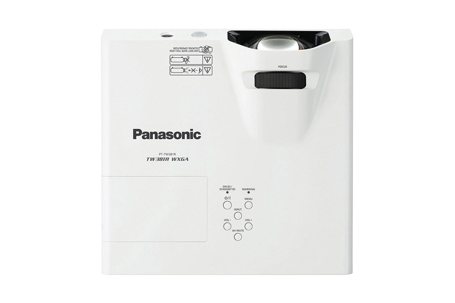 ویدیو پروژکتور پاناسونیک Panasonic PT-TW381R نمای بالا