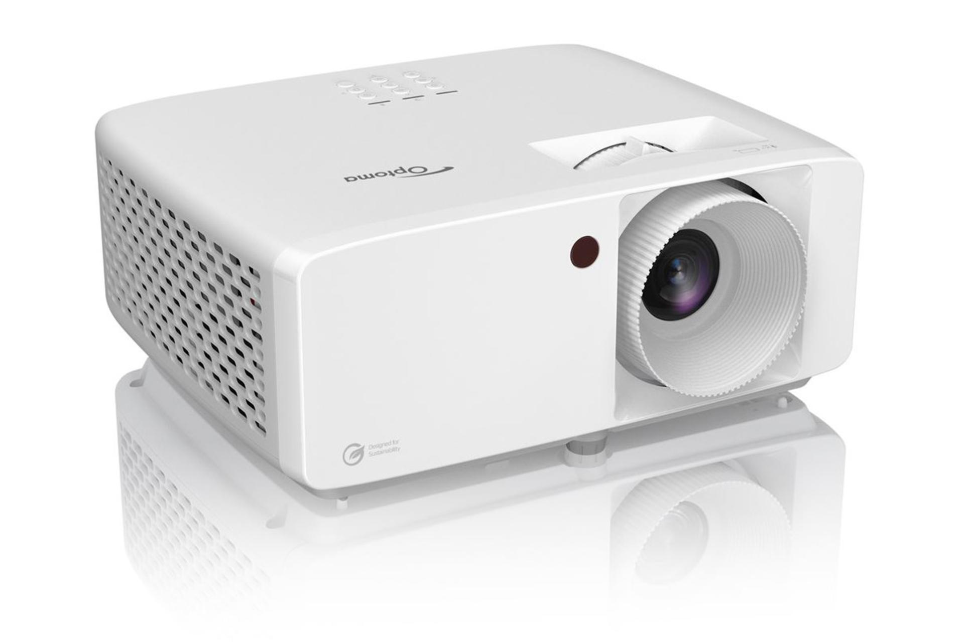 ویدیو پروژکتور اوپتوما Optoma ZH520 نمای جلو و چپ