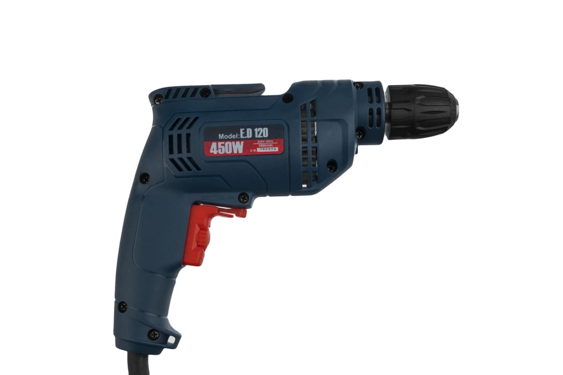 ابعاد و اندازه دریل ساده برقی المکس E.D 120