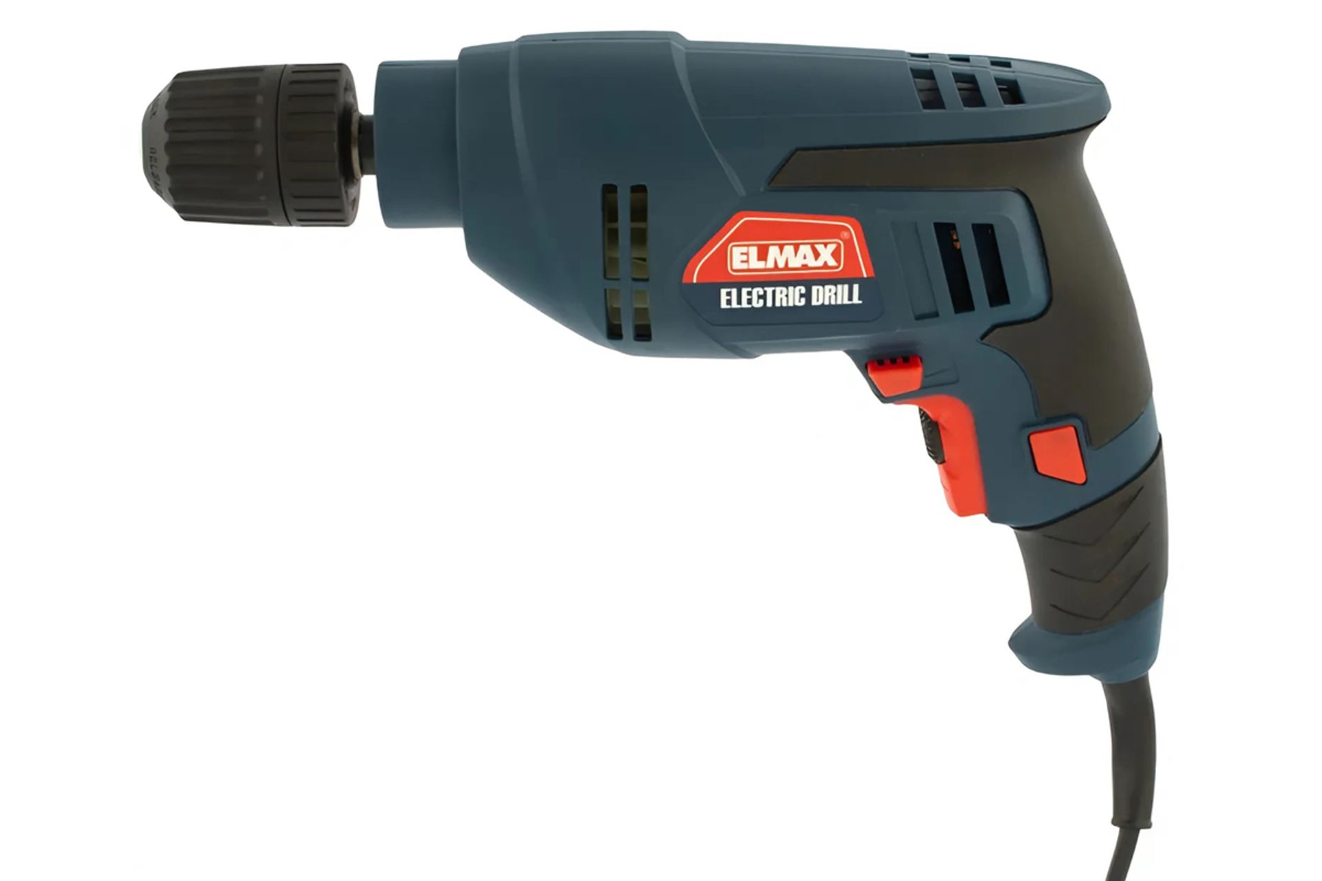 نمای کنار دریل ساده برقی المکس E.D 121