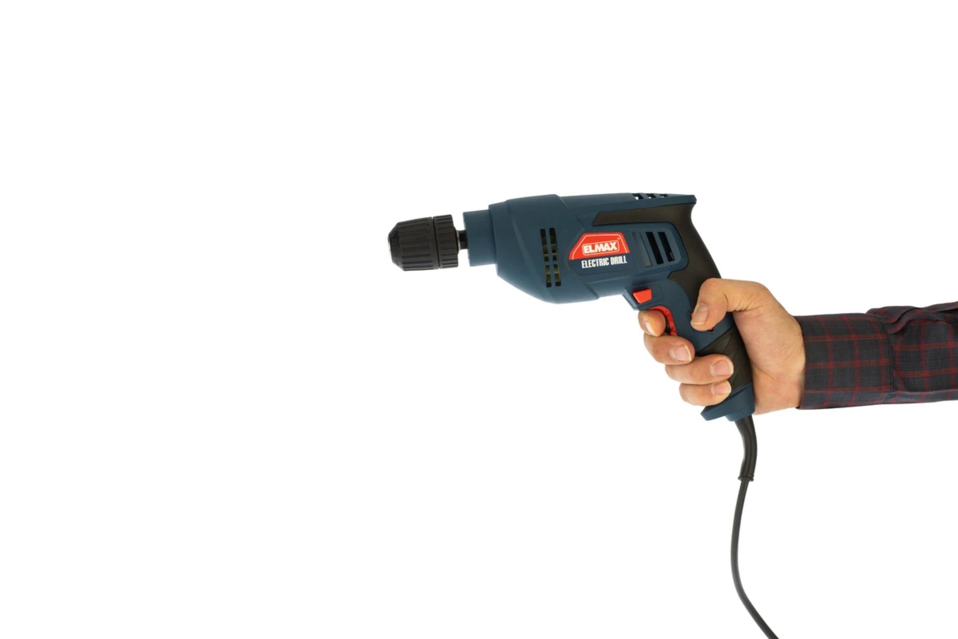 ابعاد و اندازه دریل ساده برقی المکس E.D 121