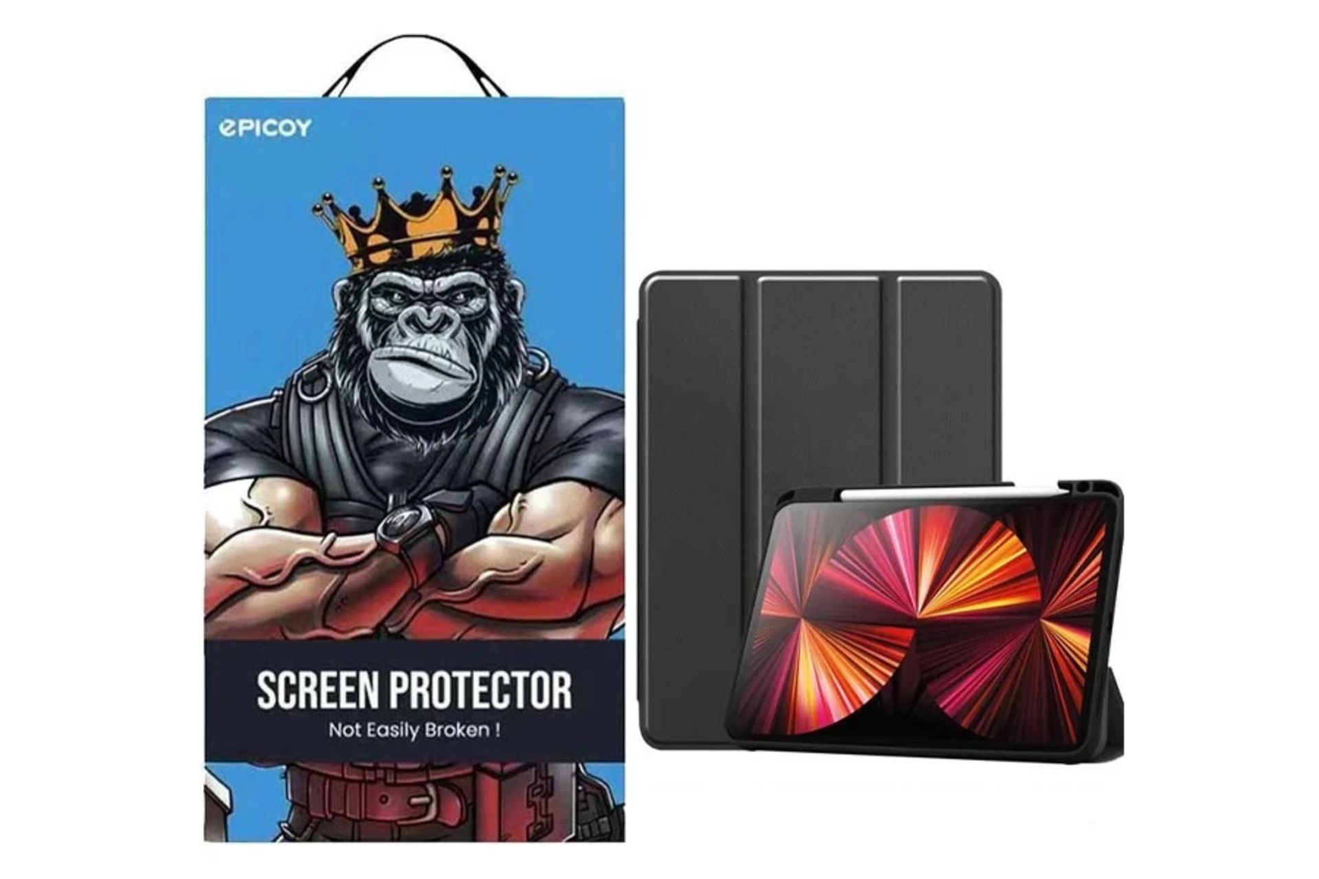 جعبه قاب تبلت کیف کلاسوری اپیکوی مدل Smart مناسب اپل iPad Pro 11 2024