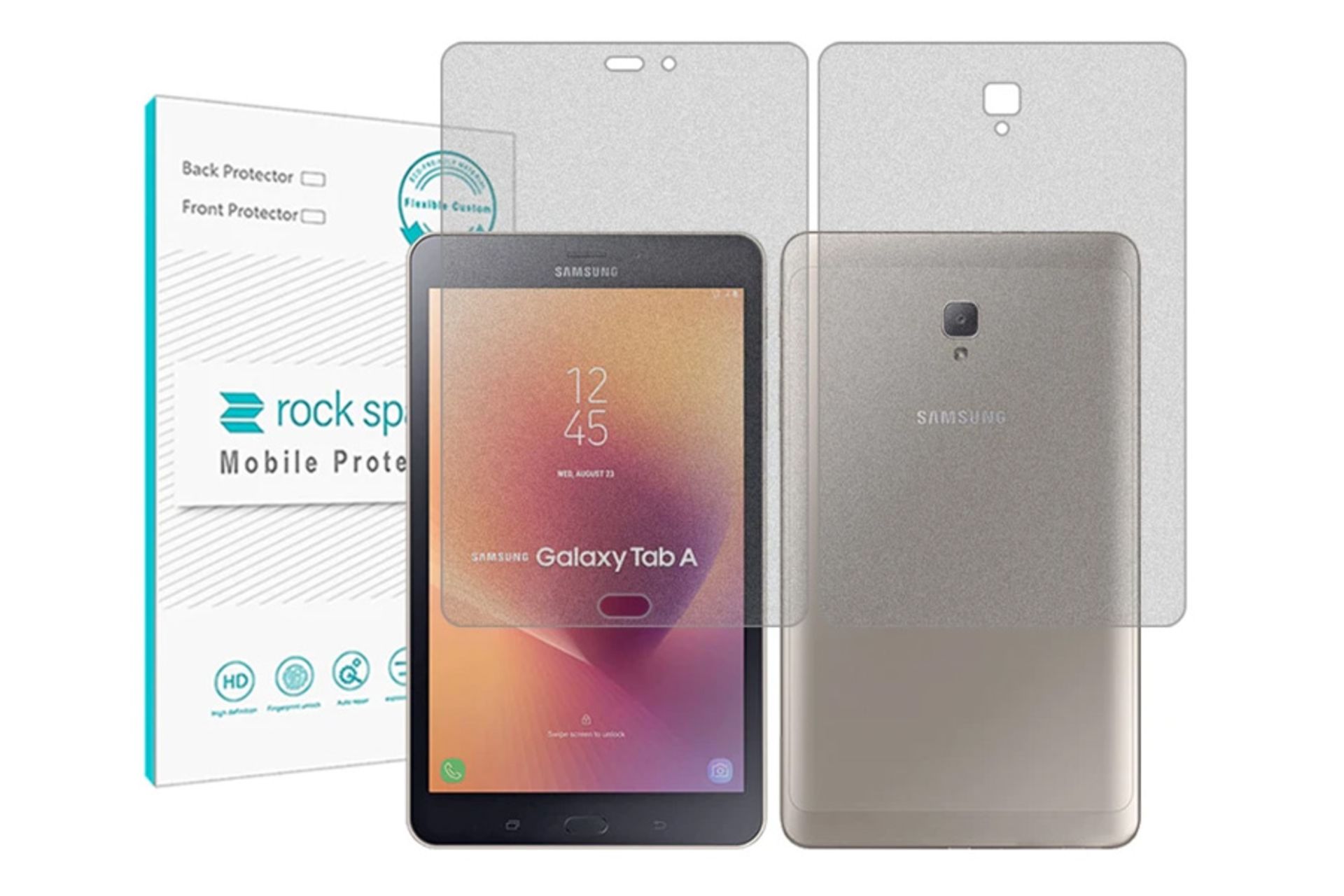 محافظ صفحه نمایش تبلت راک اسپیس Rock Space HyMTT for Samsung Galaxy Tab A 8.0 2017 with Back Protect