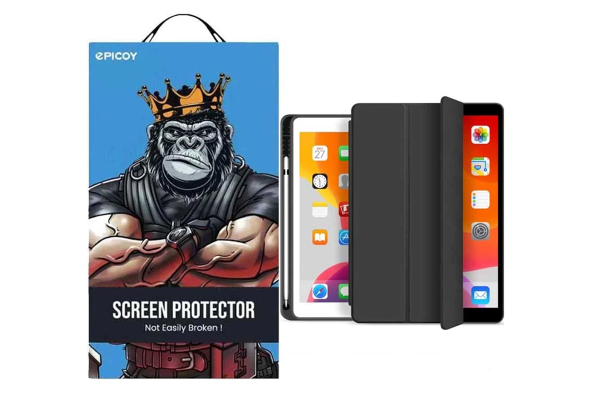 جعبه قاب تبلت کیف کلاسوری اپیکوی مدل Smart مناسب اپل iPad 9.7 2018 / 2017