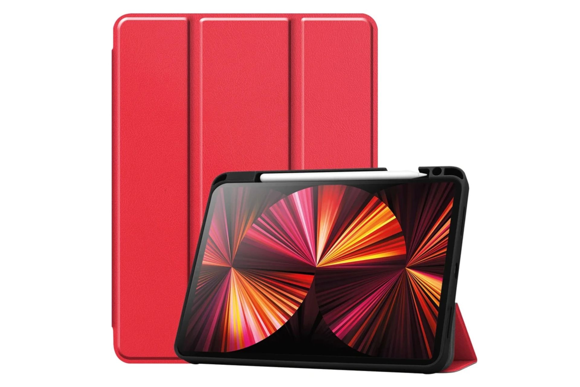 قاب تبلت کیف کلاسوری اپیکوی مدل Smart مناسب اپل iPad mini 2024 / 2021 رنگ قرمز