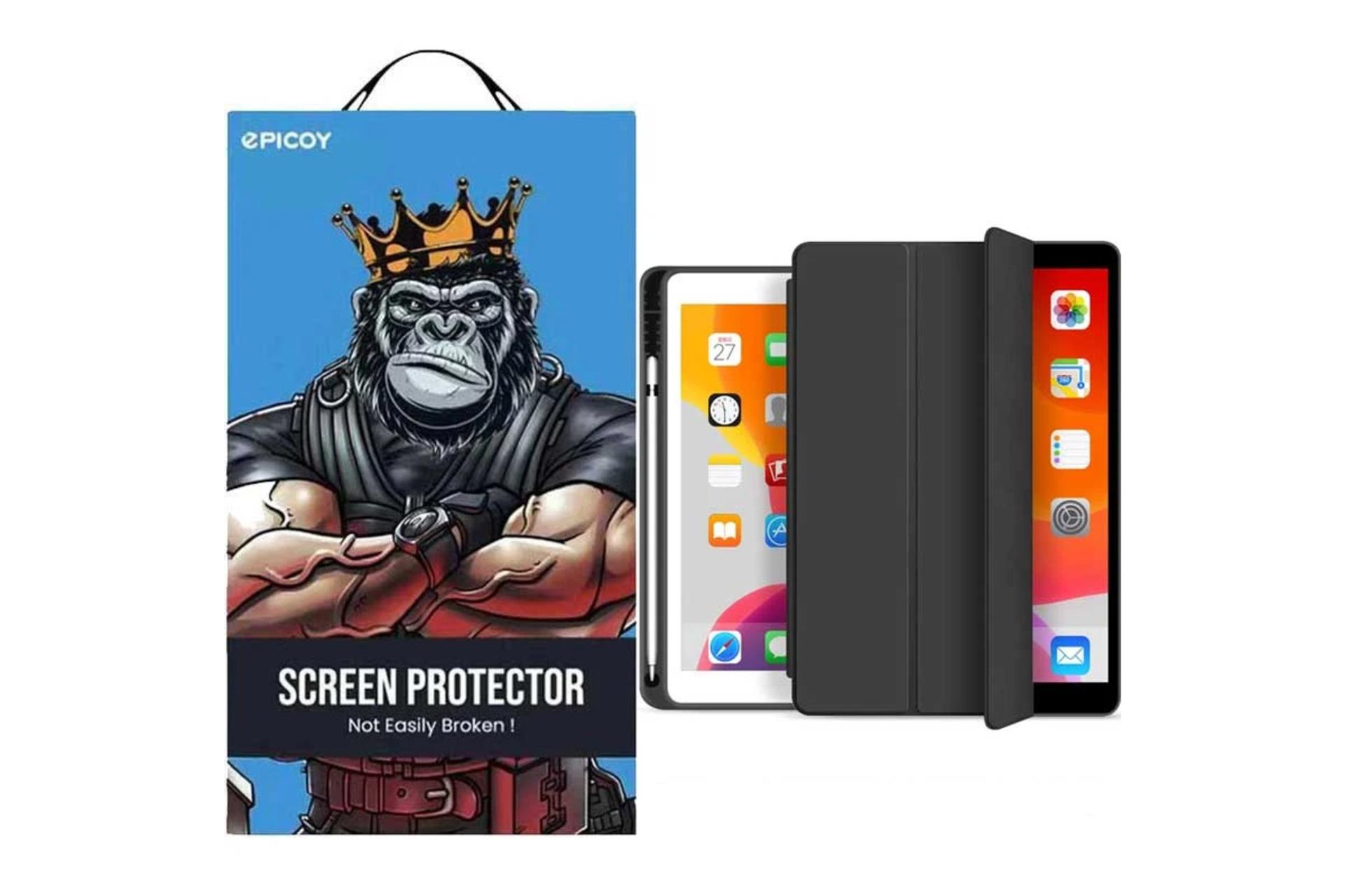 جعبه قاب تبلت کیف کلاسوری اپیکوی مدل Smart مناسب اپل iPad 10.2 2021 / 2020 / 2019