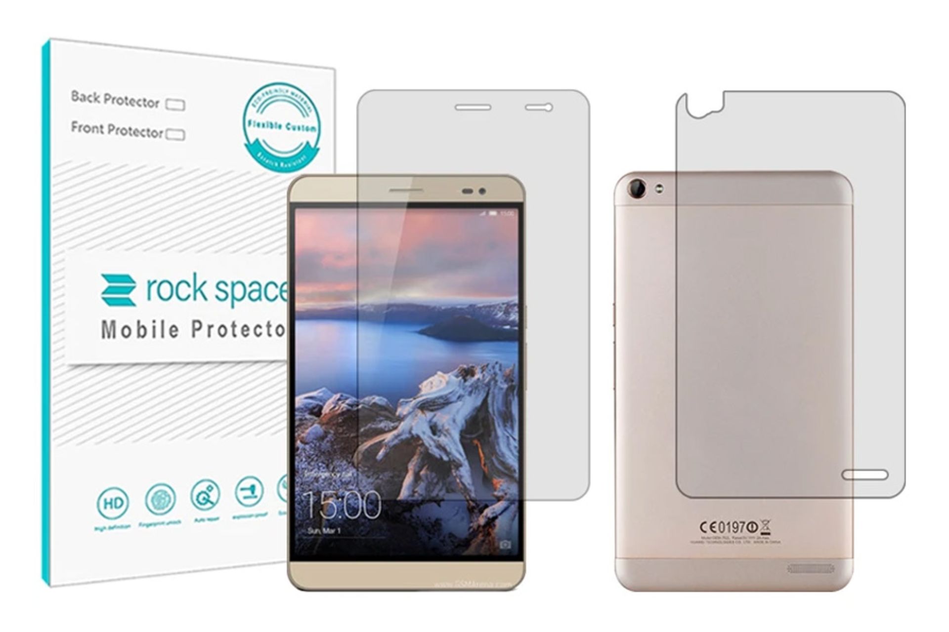 محافظ صفحه نمایش تبلت راک اسپیس Rock Space Hygel for Huawei MediaPad X2 with Back Protector