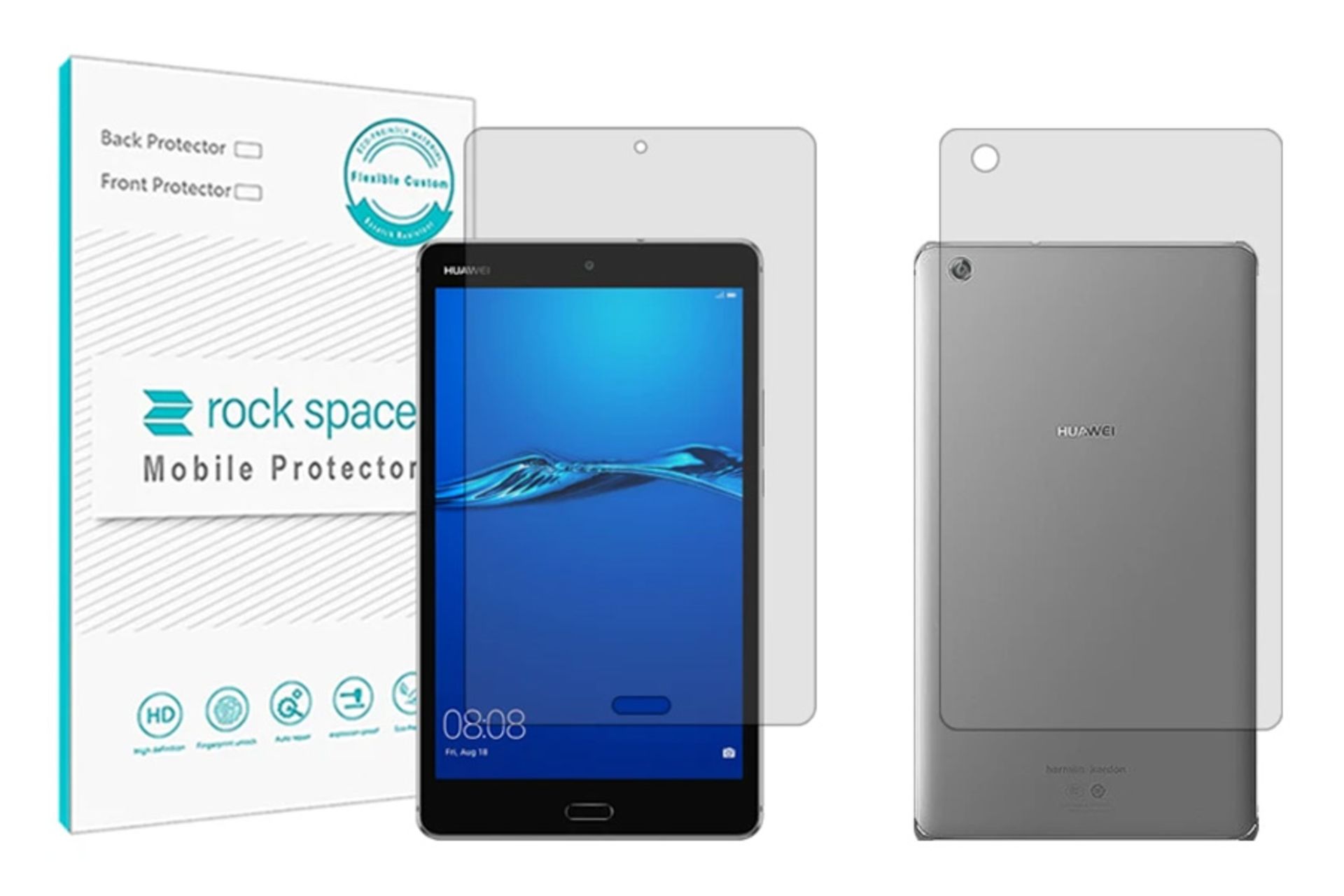 محافظ صفحه نمایش تبلت راک اسپیس Rock Space Hygel for Huawei MediaPad M3 Lite 10 with Back Protector
