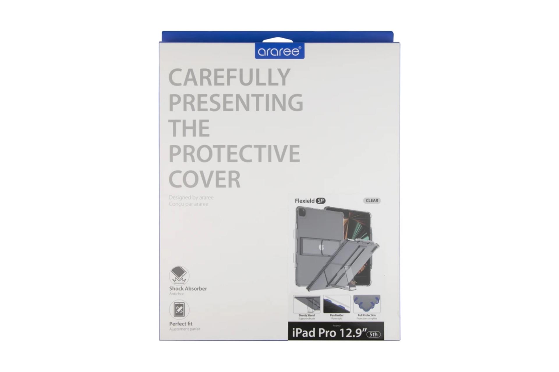 جعبه قاب تبلت آراری مدل Flexield SP مناسب اپل iPad Pro 12.9 2021