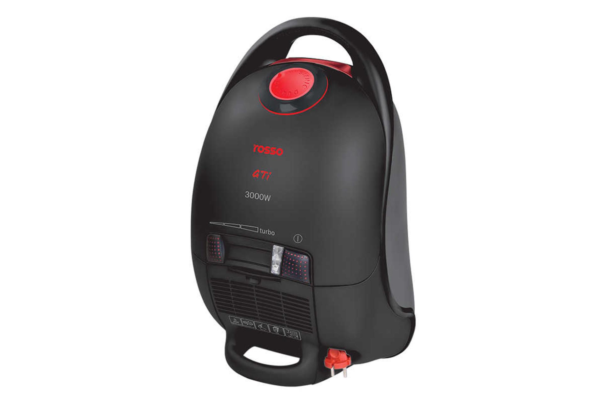 نمای جلوی جاروبرقی روسو GTI رنگ مشکی