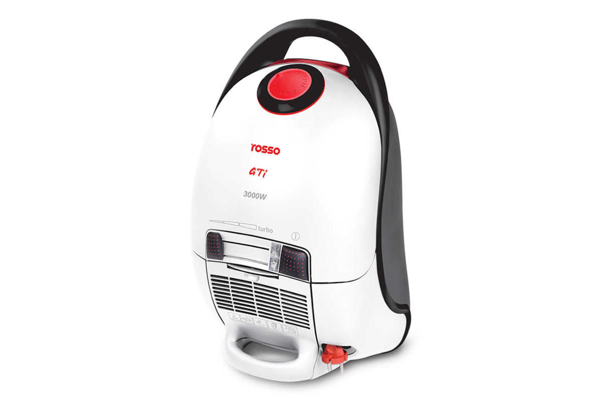 نمای جلوی جاروبرقی روسو GTI رنگ سفید