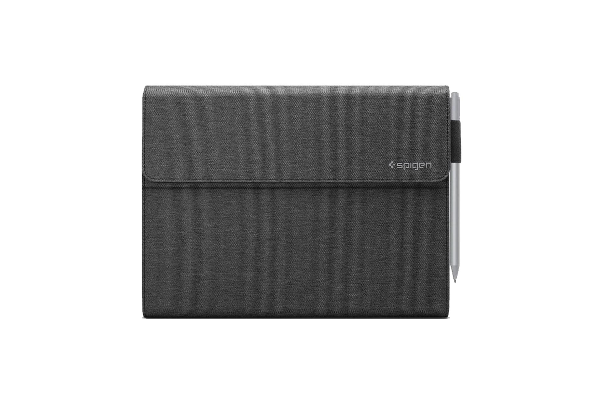 قاب تبلت کیف کلاسوری اسپیگن مدل Stand Folio مناسب مایکروسافت Surface Pro 8