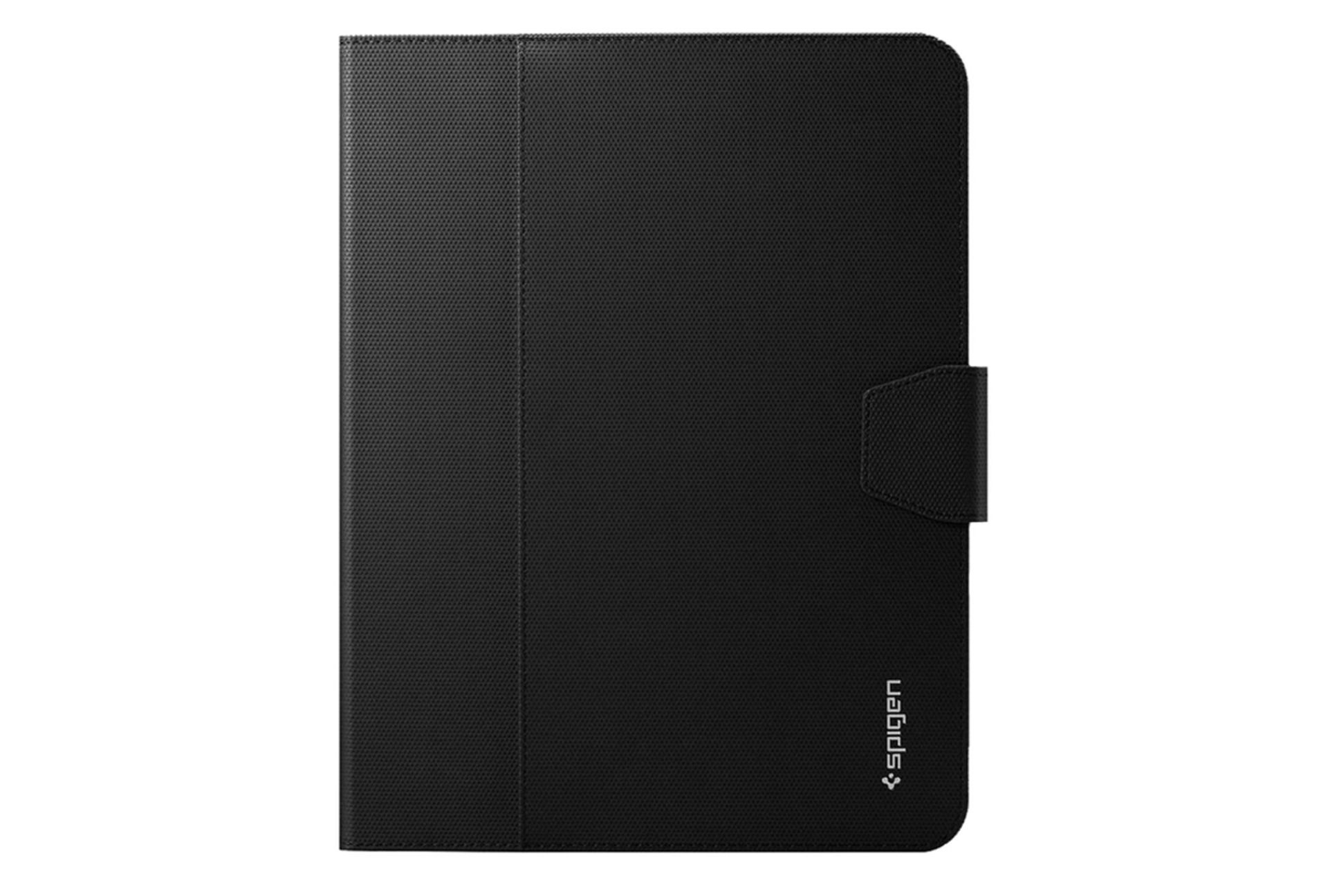 ابعاد و اندازه قاب تبلت کیف کلاسوری اسپیگن مدل Liquid Air Folio مناسب اپل iPad Air 11 2025 / 2024 / Air 2022 / 2020