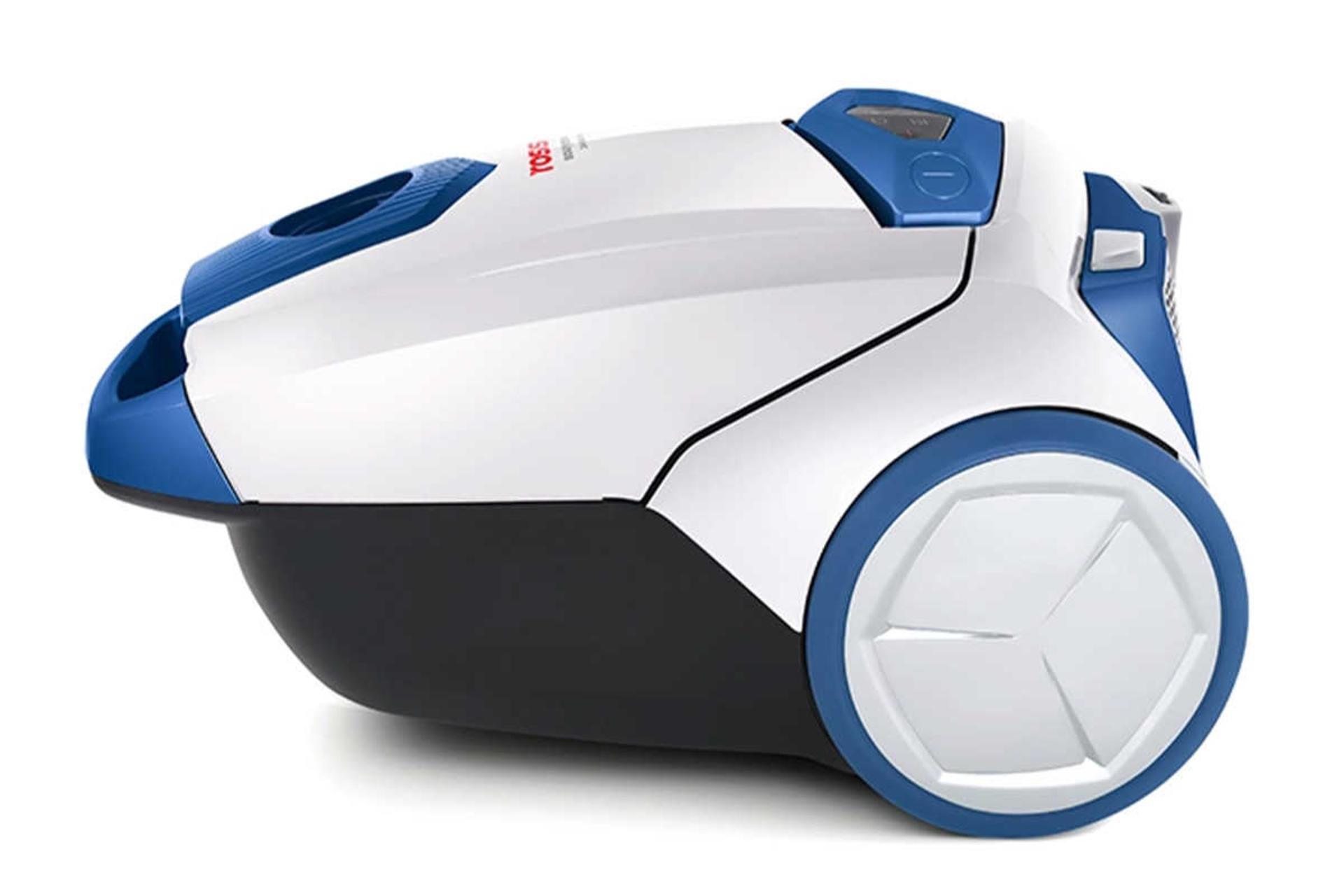 نمای سمت راست جاروبرقی روسو سوونیر رنگ سفید