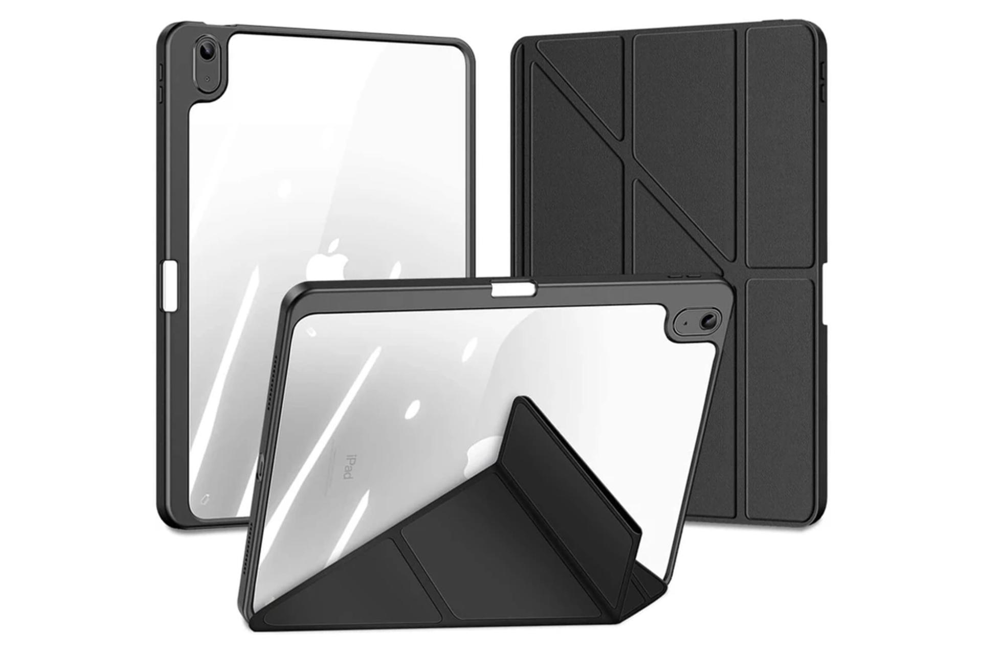 قاب تبلت کیف کلاسوری بادیگارد مدل Magi مناسب اپل iPad 10.9 2022 رنگ مشکی