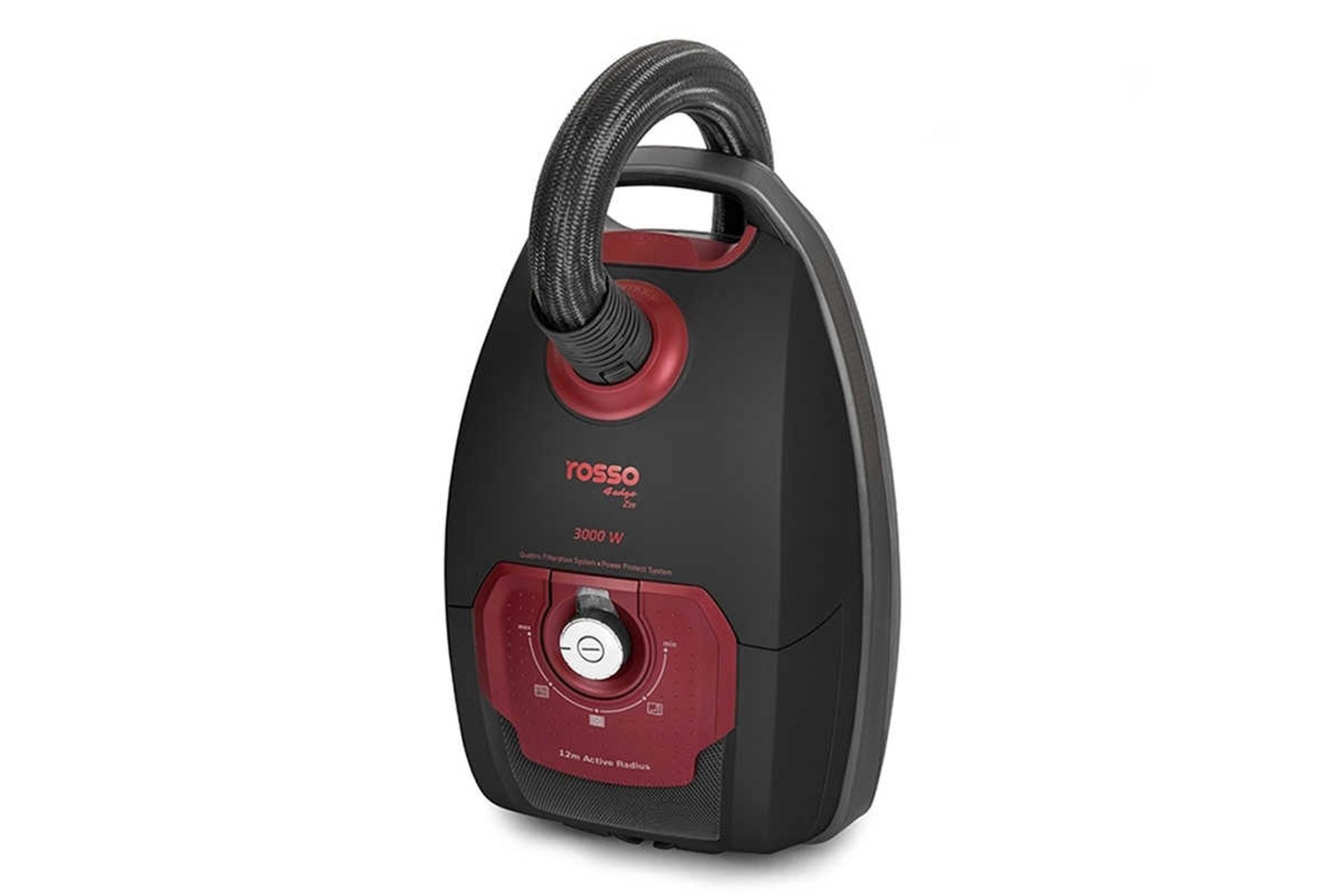 نمای کناری جاروبرقی روسو 4edge رنگ مشکی