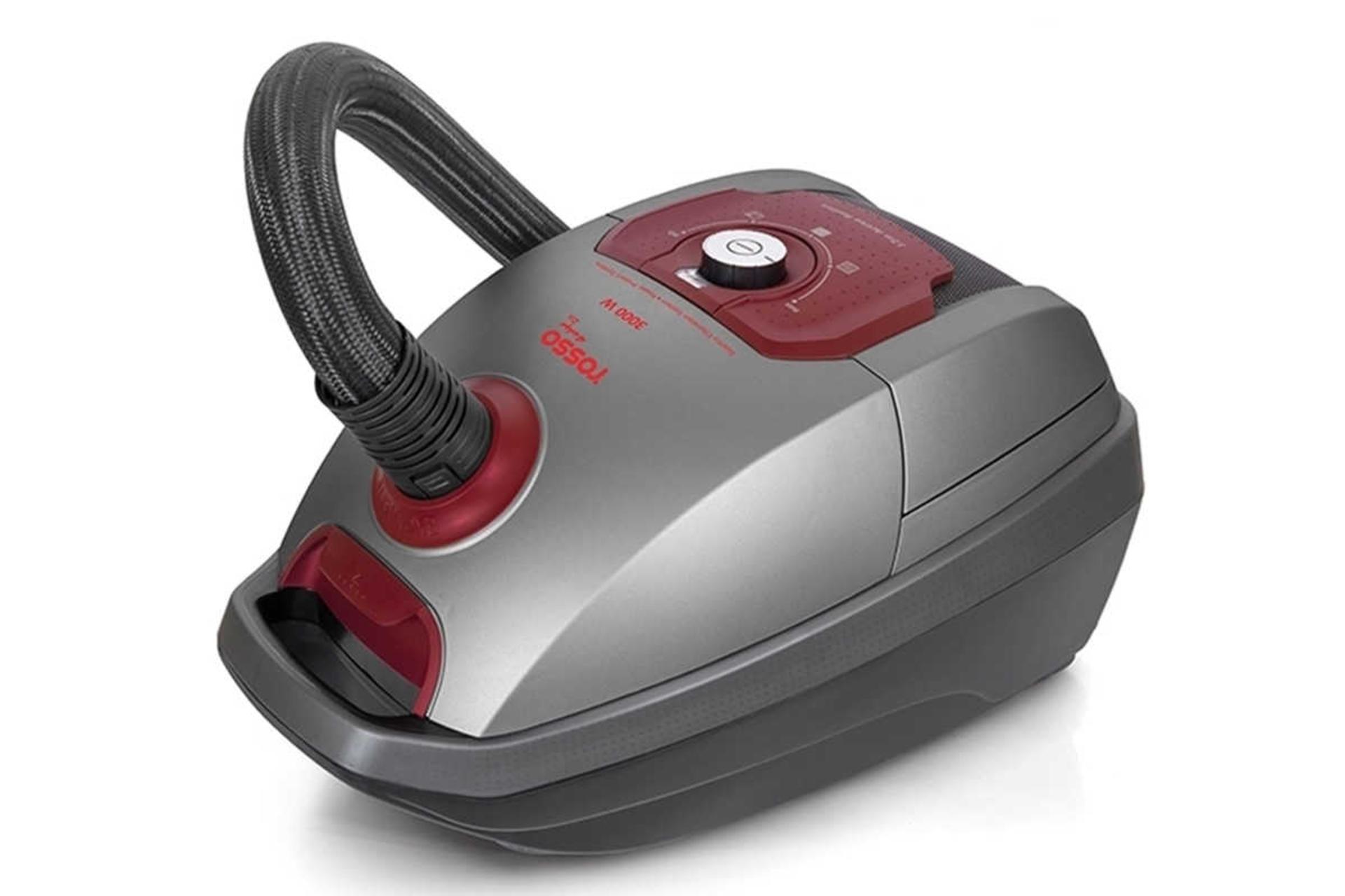 نمای سمت راست جاروبرقی روسو 4edge رنگ خاکستری