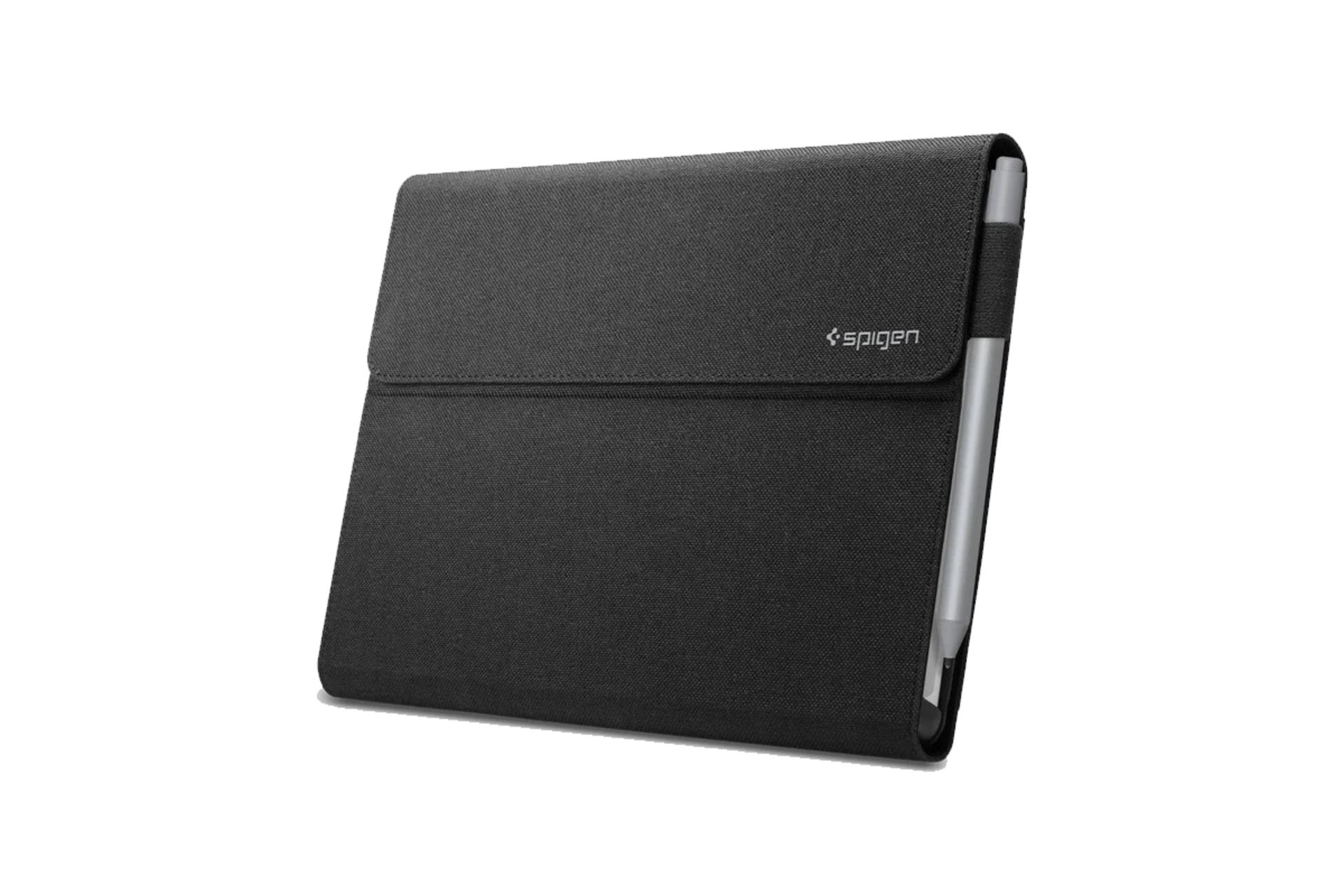 قاب تبلت کیف کلاسوری اسپیگن مدل Stand Folio مناسب مایکروسافت Surface Go 3 / 2 / 1