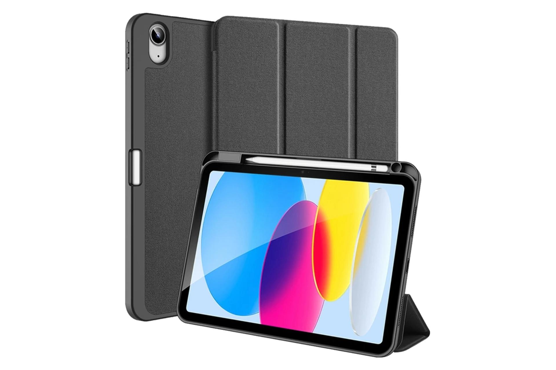 قاب تبلت کیف کلاسوری بادیگارد مدل Domo مناسب اپل iPad 10.9 2022