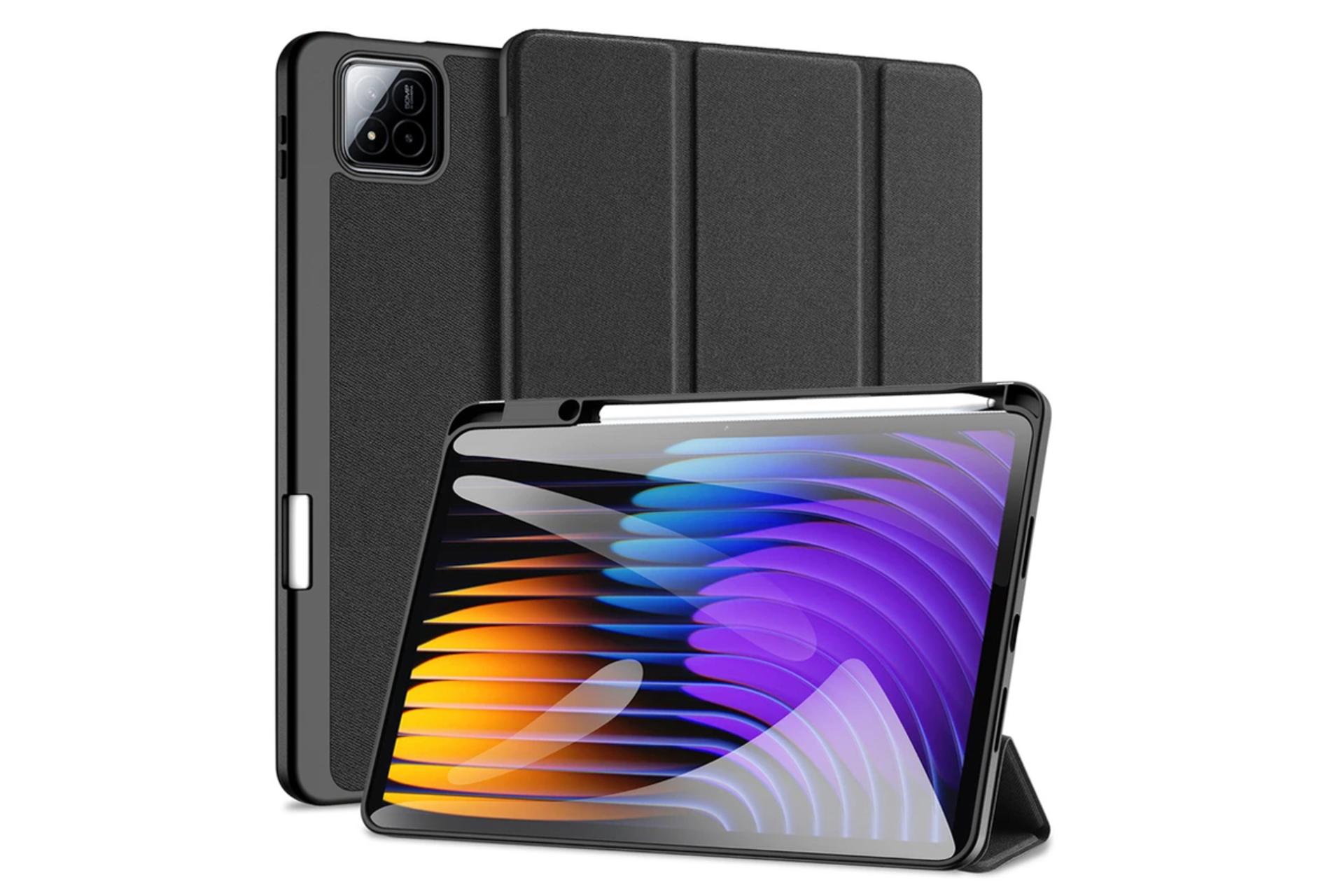 مرجع متخصصين ايران قاب تبلت كيف كلاسوري باديگارد مدل Domo مناسب شيائومي Pad 7 Pro / Pad 7