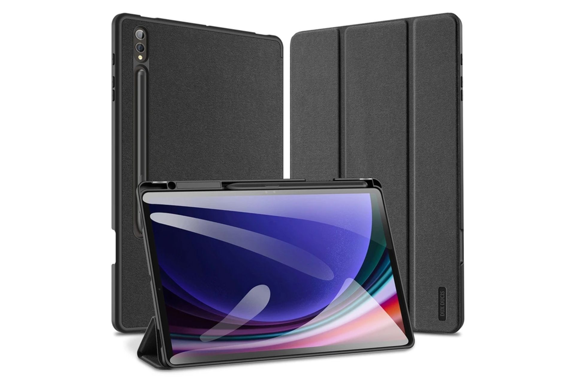 قاب تبلت کیف کلاسوری بادیگارد مدل Domo مناسب شیائومی Galaxy Tab S9 Plus / S9 FE Plus