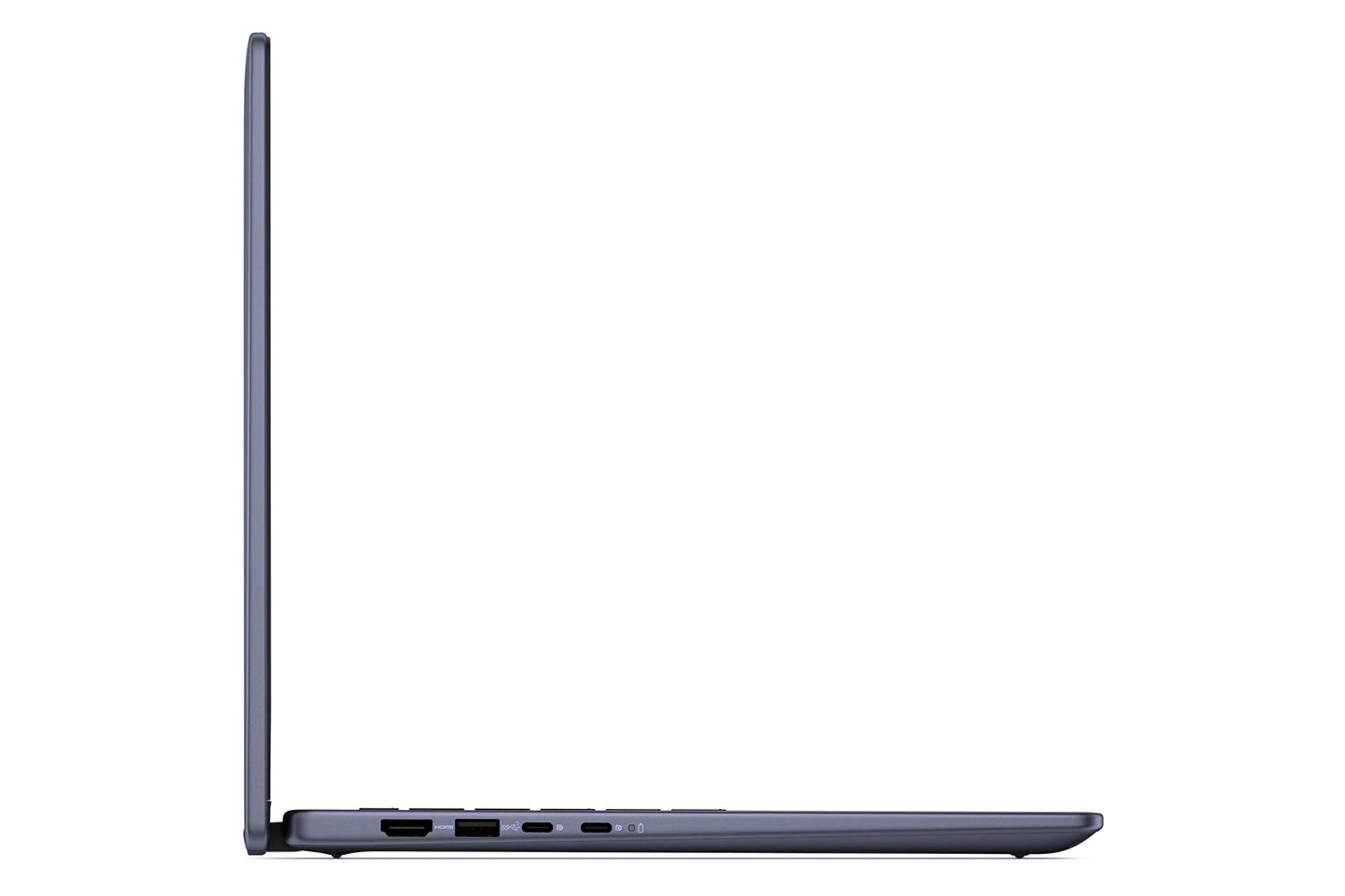 لپ تاپ دل Dell Inspiron 14 7445 نمای جانبی چپ و درگاه ها