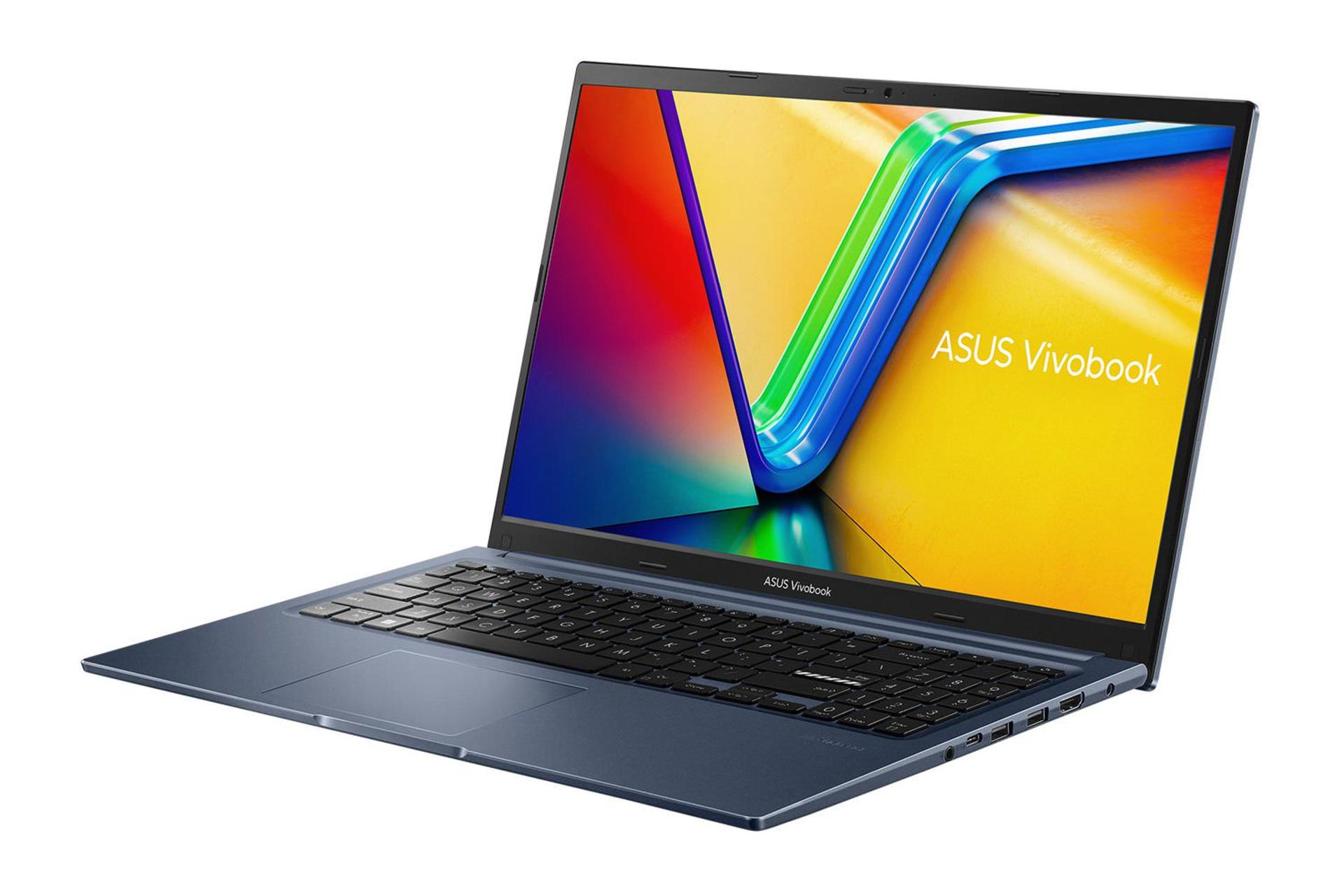 لپ تاپ ایسوس ASUS VivoBook 15 A1502VA  نمای جلو و راست