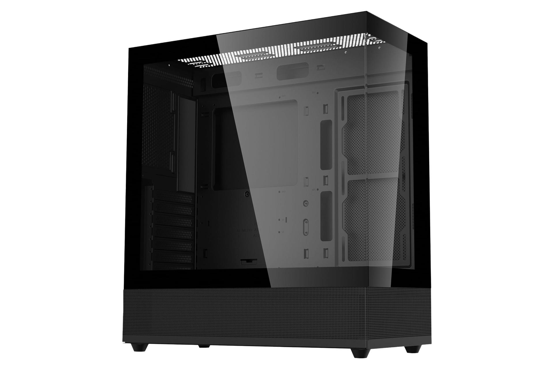 نمای نیمرخ کیس کامپیوتر تسکو GC 4491 با نمایش پنل جلو و سمت چپ