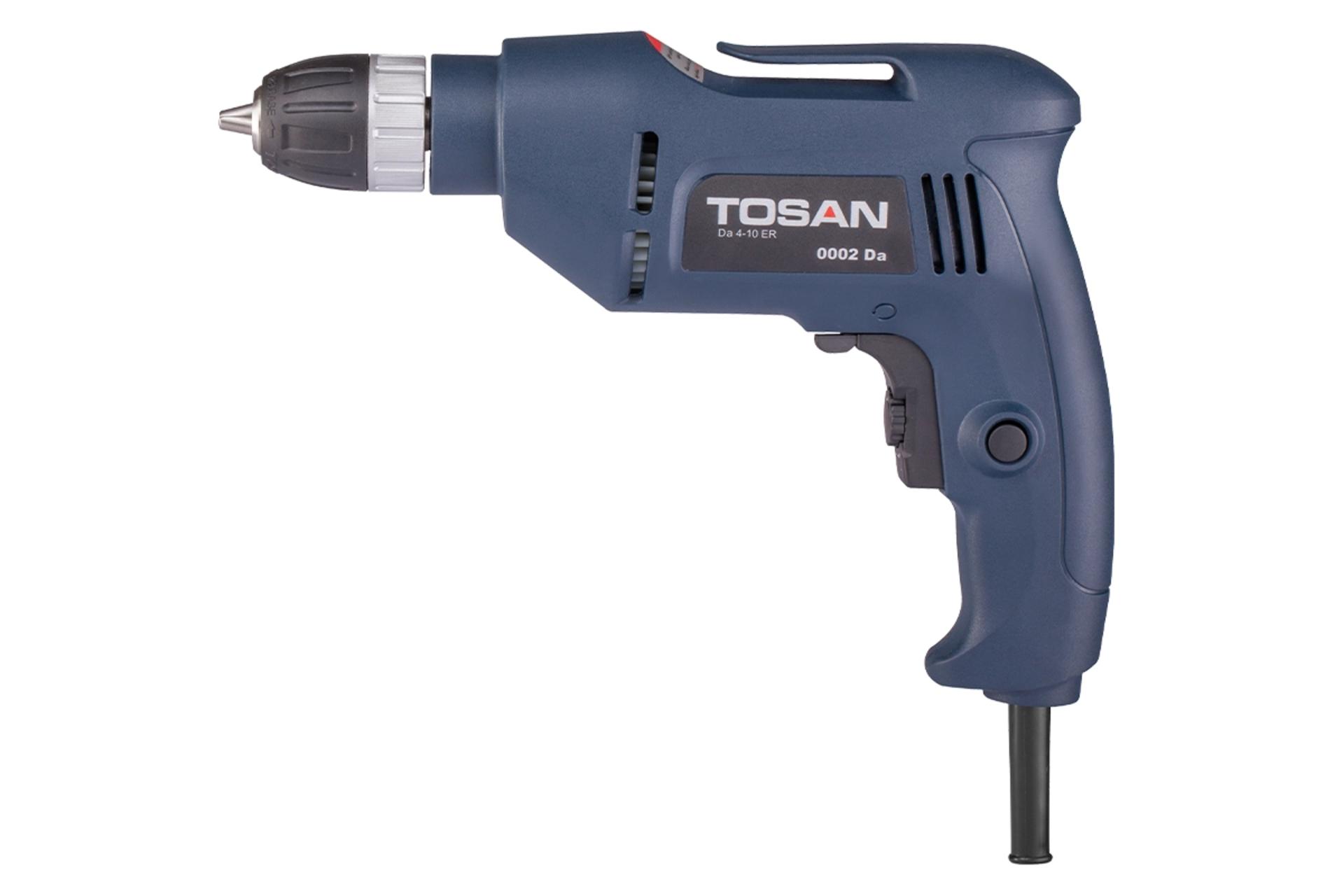 نمای کنار دریل ساده برقی توسن 0002DA