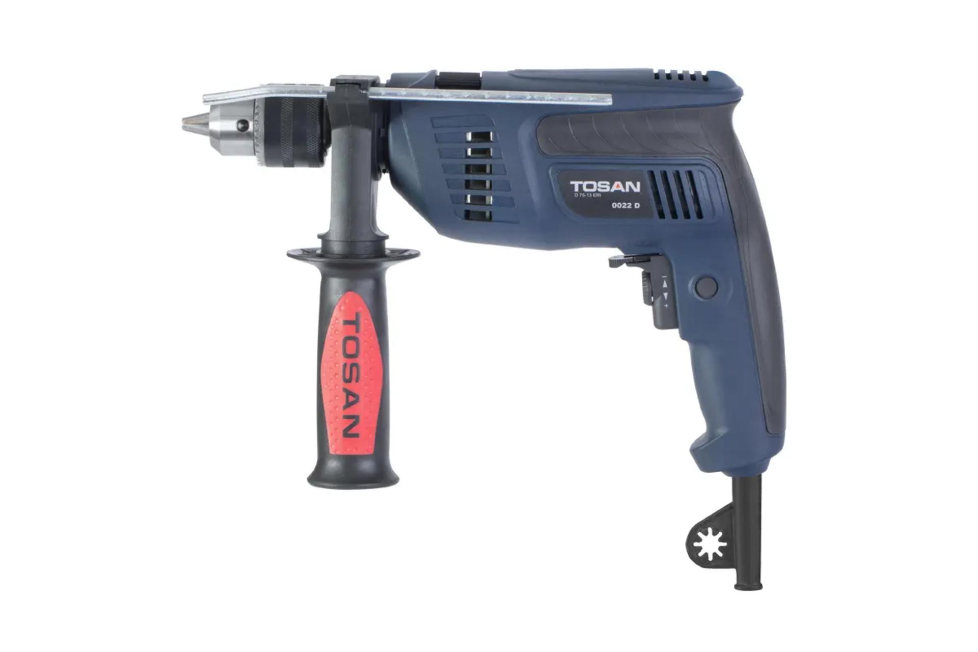 نمای کنار دریل چکشی برقی توسن 0022DBX