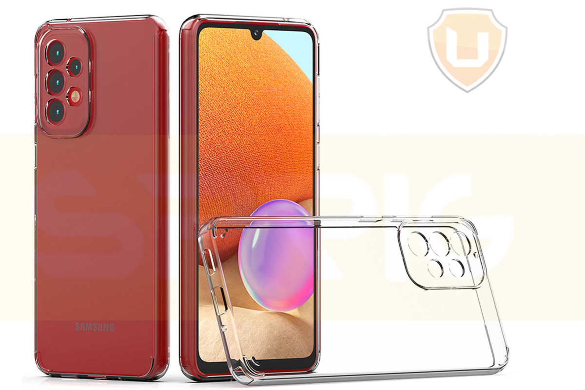 نمای کناری قاب گوشی آلتیمیت شیلد مدل ANTIS-CL مناسب سامسونگ Galaxy A13 همراه با محافظ صفحه نمایش