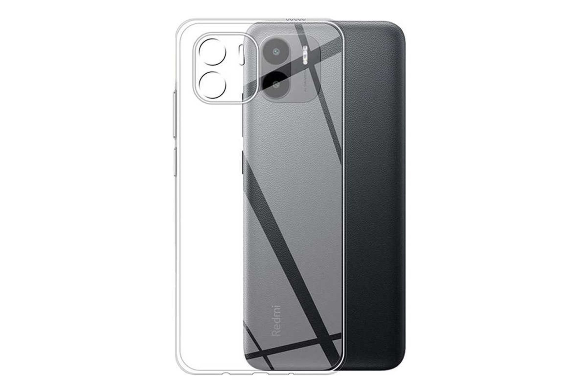 نمای پشت قاب گوشی آلتیمیت شیلد مدل Clear مناسب شیائومی Redmi A1 Plus