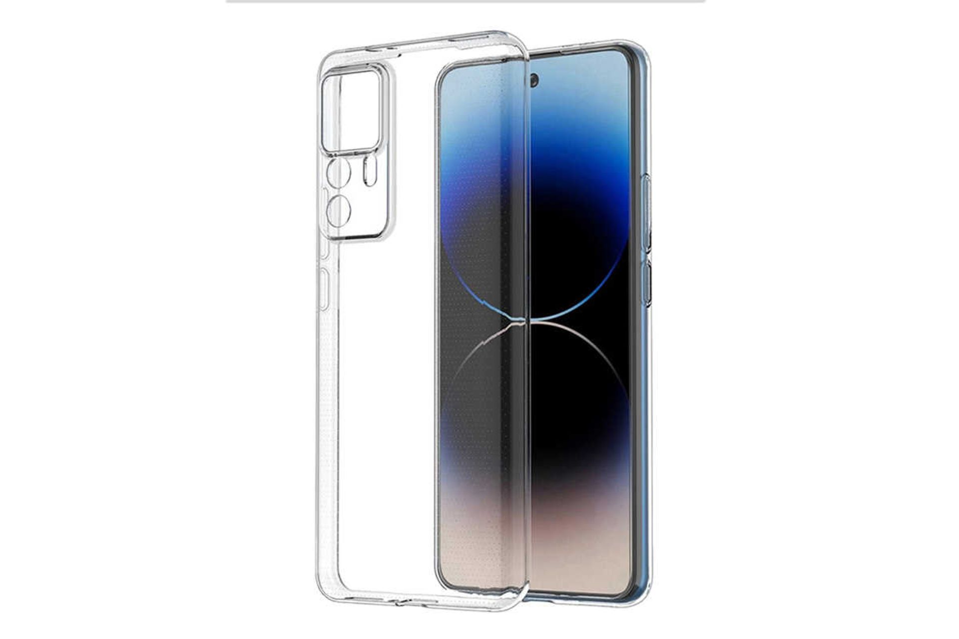 نمای پشت و جلوی قاب گوشی آلتیمیت شیلد مدل Clear مناسب شیائومی 12T Pro / 12T / Redmi K50 Ultra