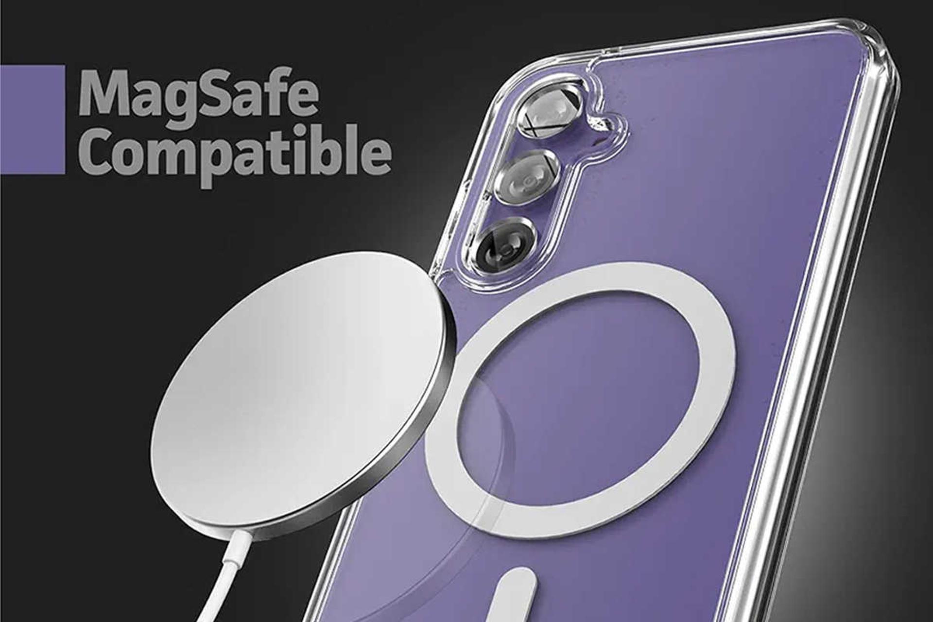 شارژ مگنتی قاب گوشی آلتیمیت شیلد مدل Magsafe-UL مناسب سامسونگ Galaxy S23 FE