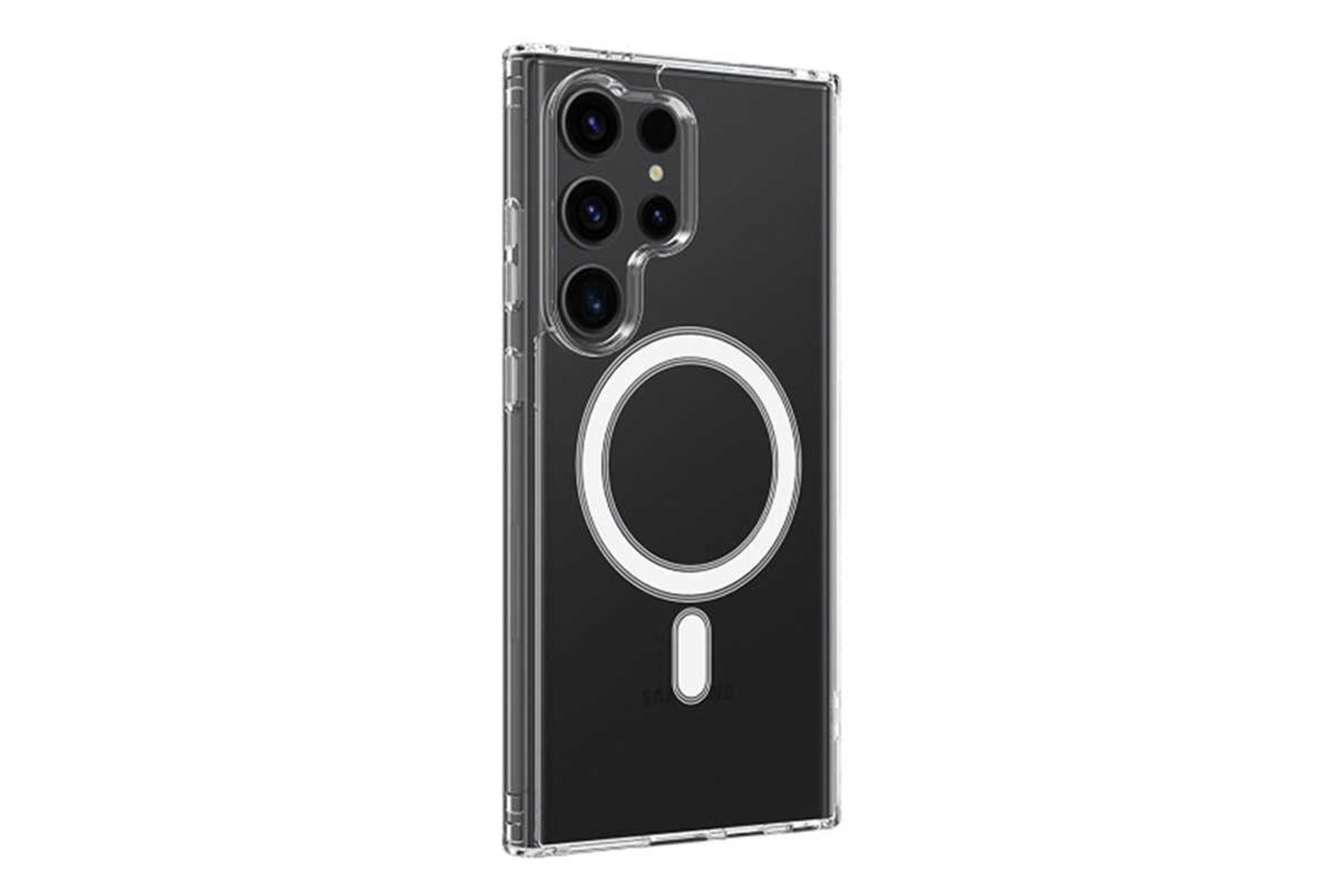 نمای پشت قاب گوشی آلتیمیت شیلد مدل Magsafe-PR-UL مناسب سامسونگ Galaxy S24 Ultra همراه با محافظ صفحه نمایش