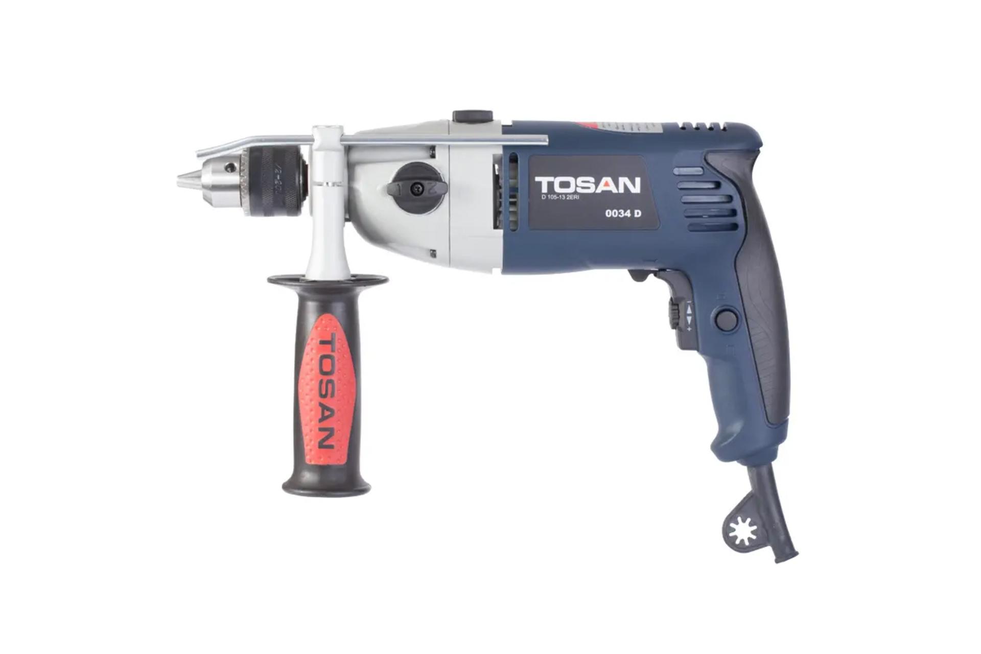 نمای کنار دریل چکشی برقی توسن 0034DBX