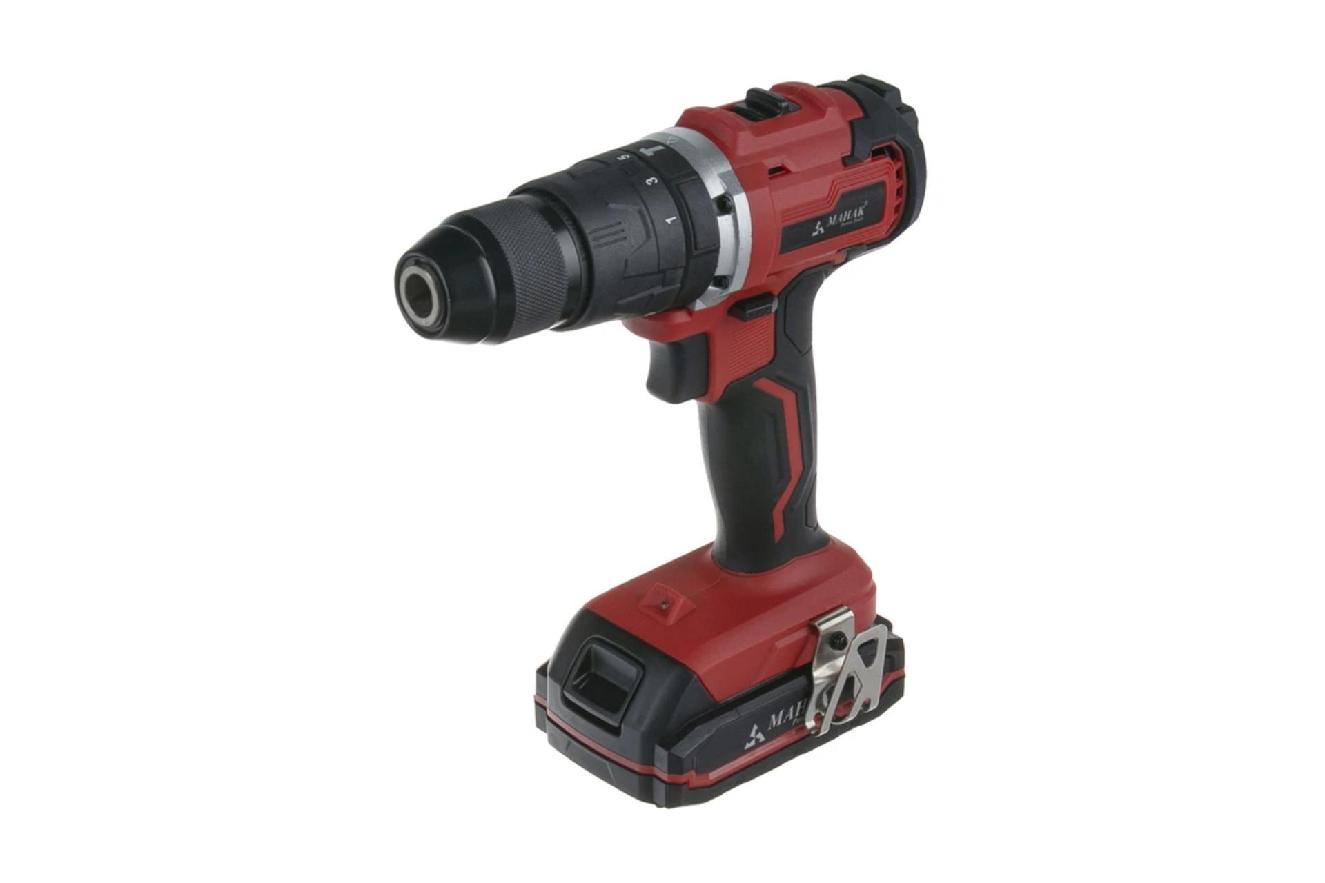 ابعاد و اندازه دریل چکشی شارژی محک BCD-20 LI Kit