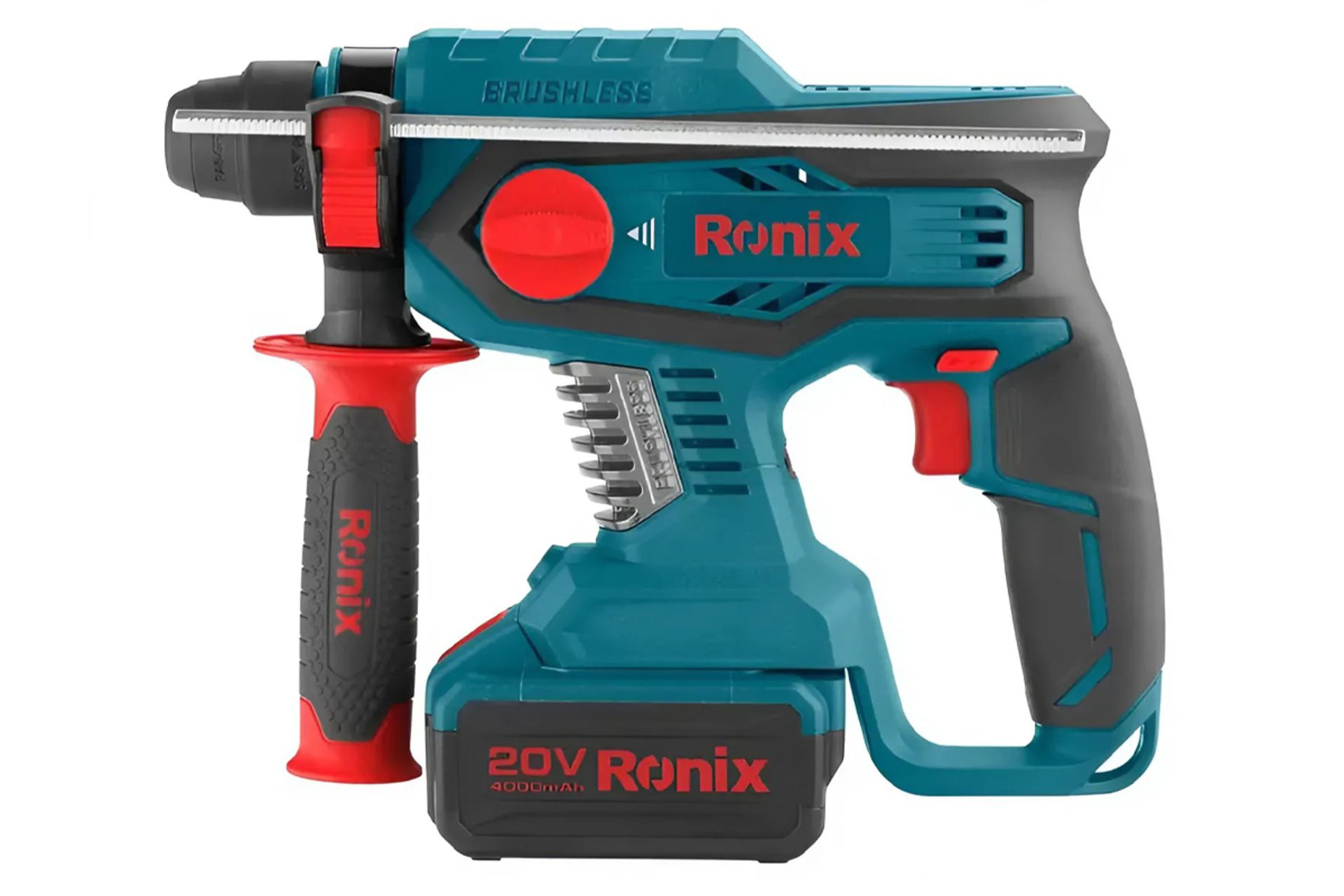 نمای کنار دریل بتن کن شارژی رونیکس 8910k