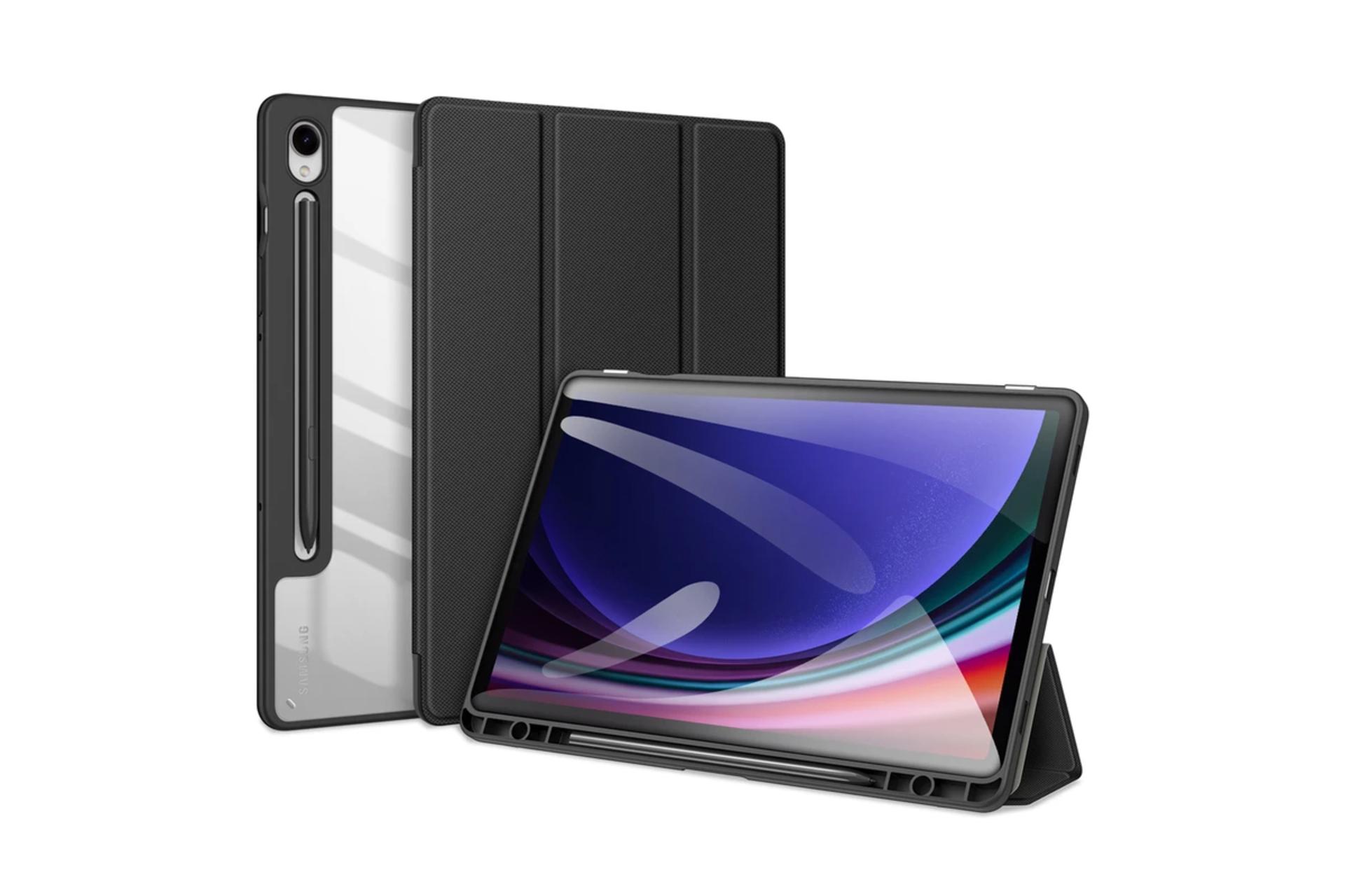 قاب تبلت کیف کلاسوری بادیگارد مدل Toby مناسب سامسونگ Galaxy Tab S9 / S9 FE